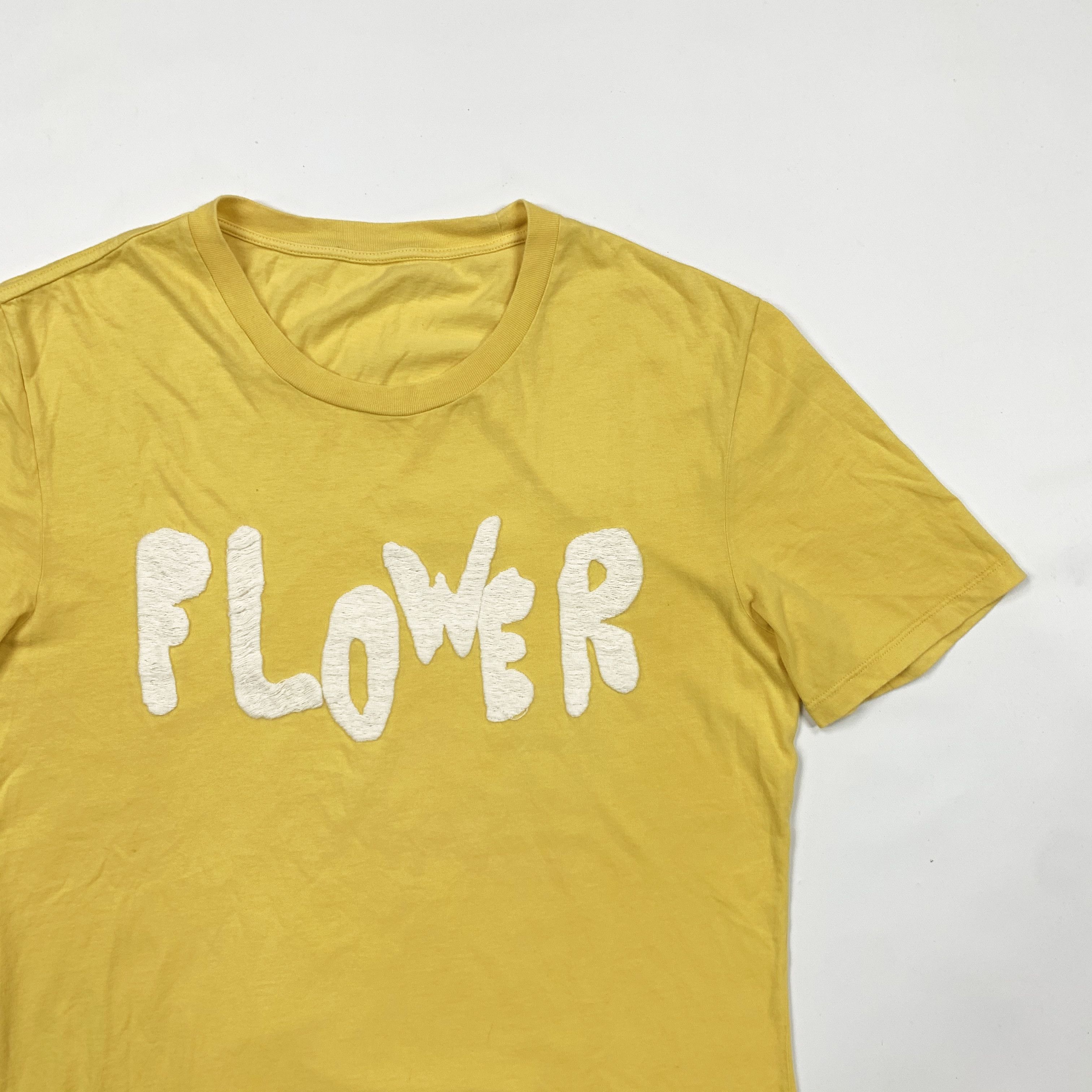 Maison Margiela 2007 Flower Embroidered T-Shirt Size US M / EU 48-50 / 2 - 4 Thumbnail