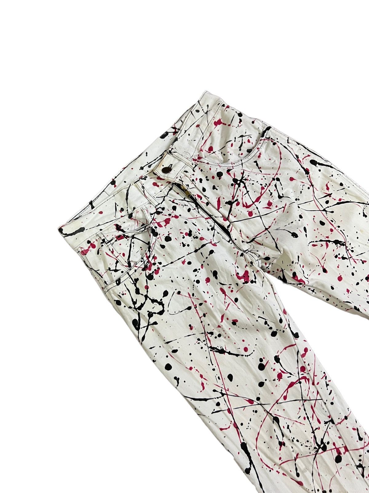 Other Vintage Made In England Modzart Splashed Paint Destroy Pants Size US 29 - 7 Thumbnail