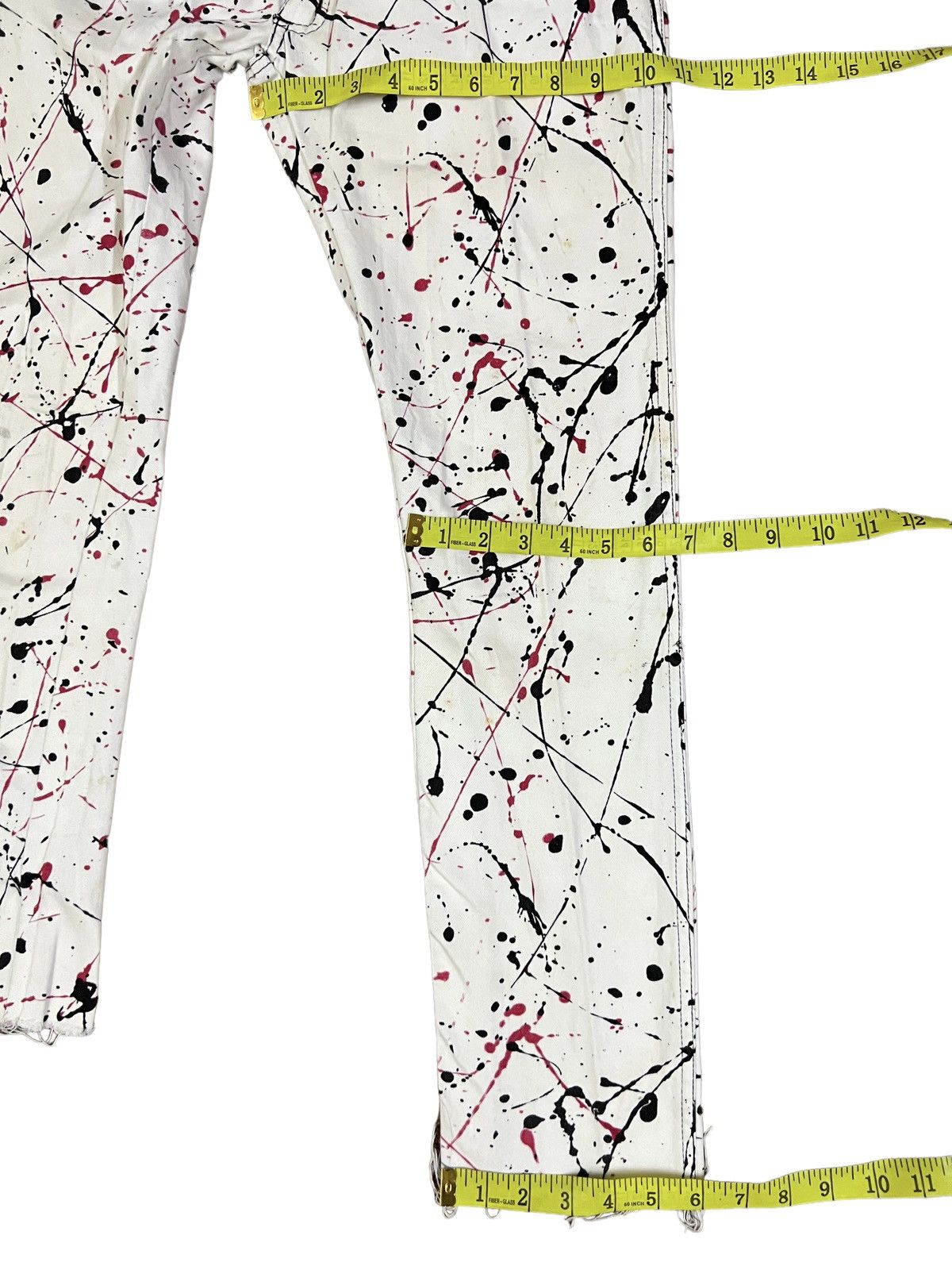 Other Vintage Made In England Modzart Splashed Paint Destroy Pants Size US 29 - 13 Thumbnail