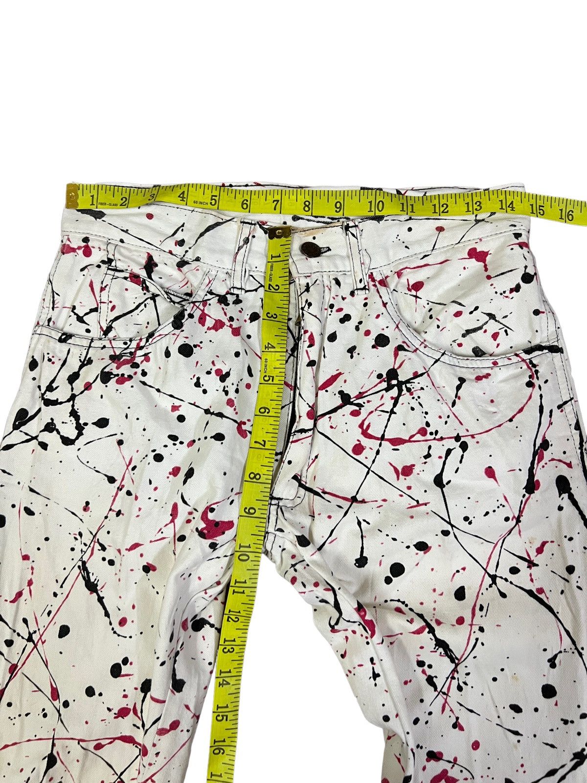 Other Vintage Made In England Modzart Splashed Paint Destroy Pants Size US 29 - 11 Thumbnail