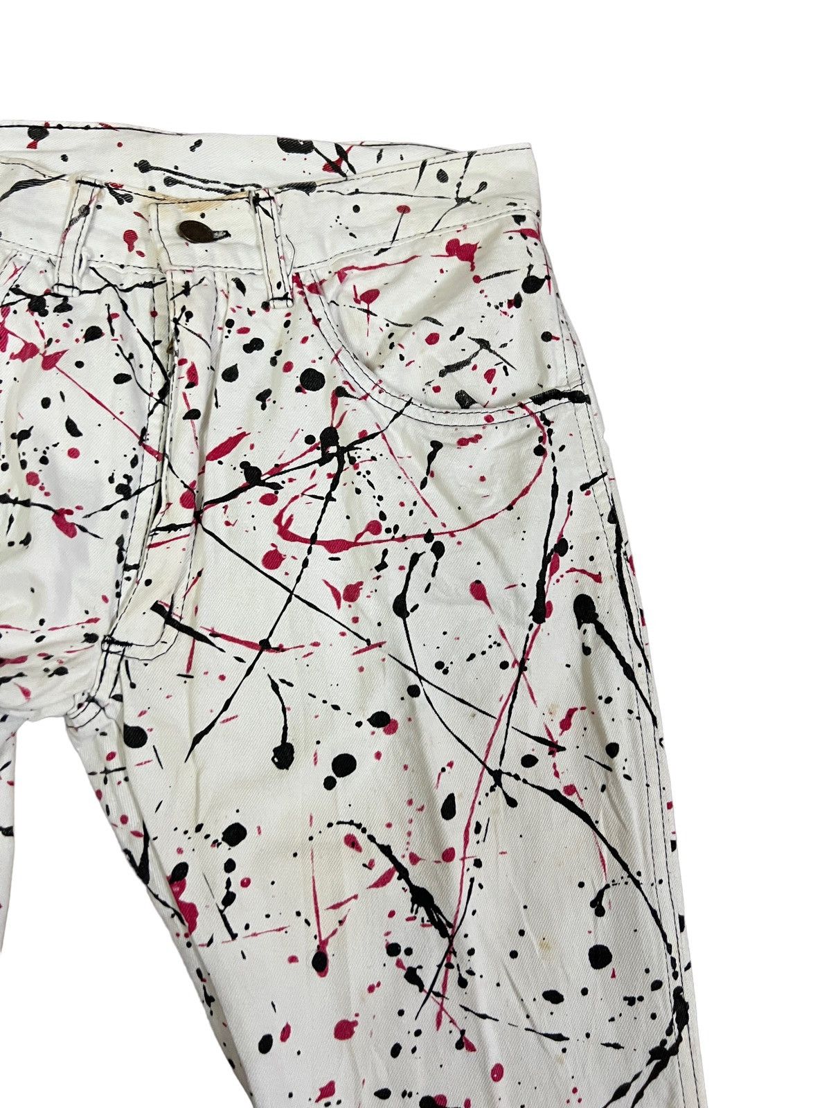 Other Vintage Made In England Modzart Splashed Paint Destroy Pants Size US 29 - 9 Thumbnail