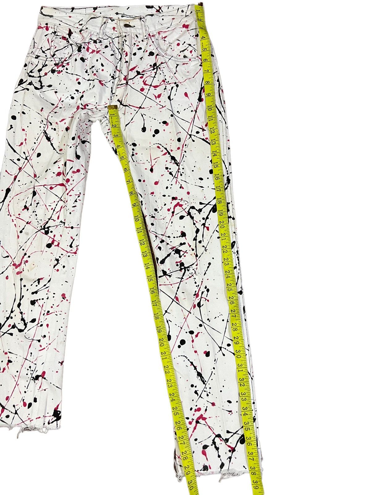 Other Vintage Made In England Modzart Splashed Paint Destroy Pants Size US 29 - 12 Thumbnail