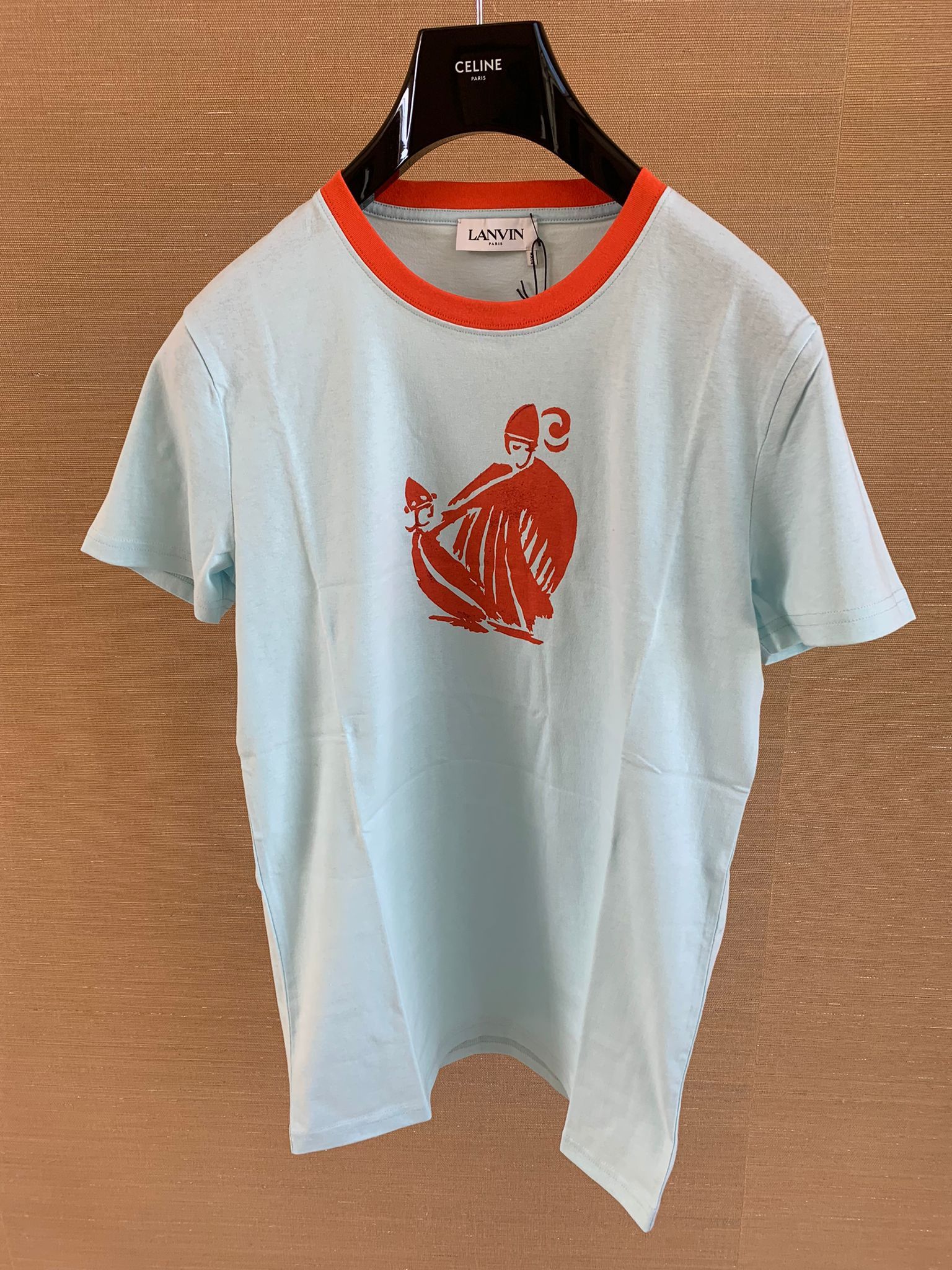 Lanvin Mother Daughter Tee in Light Blue Size US M / EU 48-50 / 2 - 1 Thumbnail