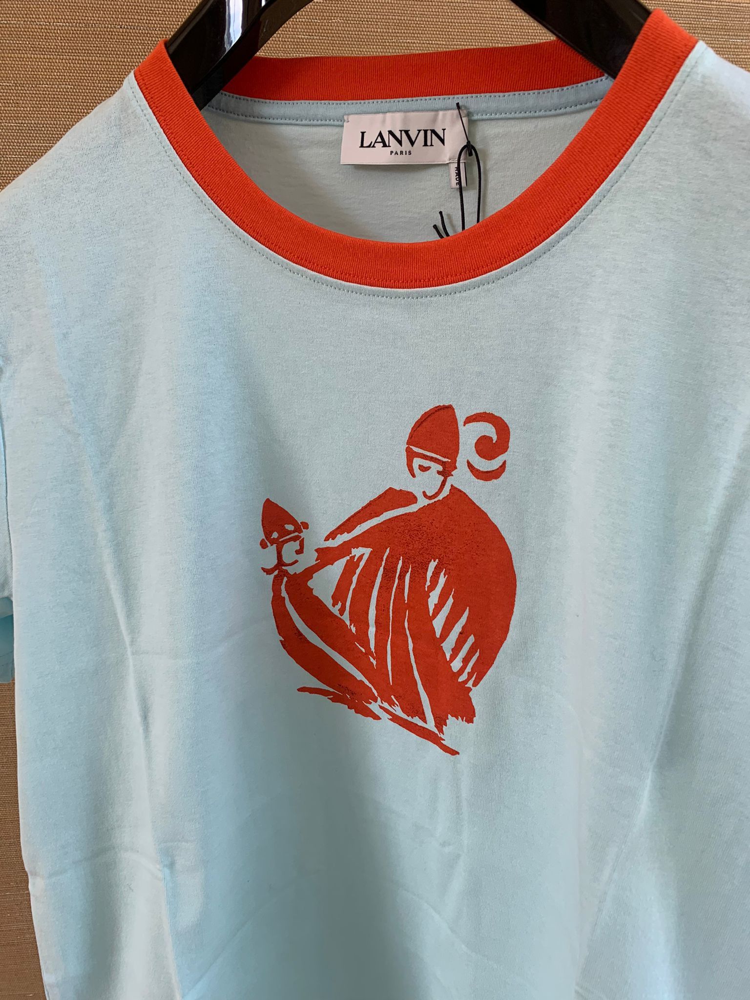 Lanvin Mother Daughter Tee in Light Blue Size US M / EU 48-50 / 2 - 3 Thumbnail