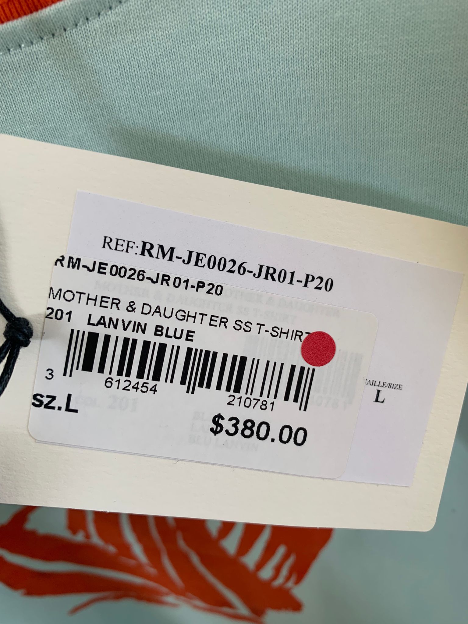 Lanvin Mother Daughter Tee in Light Blue Size US M / EU 48-50 / 2 - 7 Thumbnail