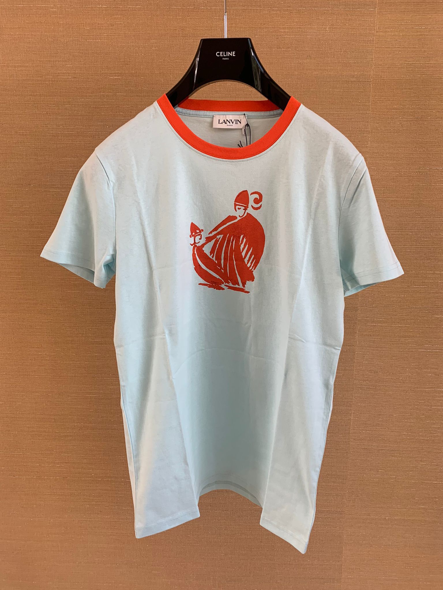 Lanvin Mother Daughter Tee in Light Blue Size US M / EU 48-50 / 2 - 2 Thumbnail