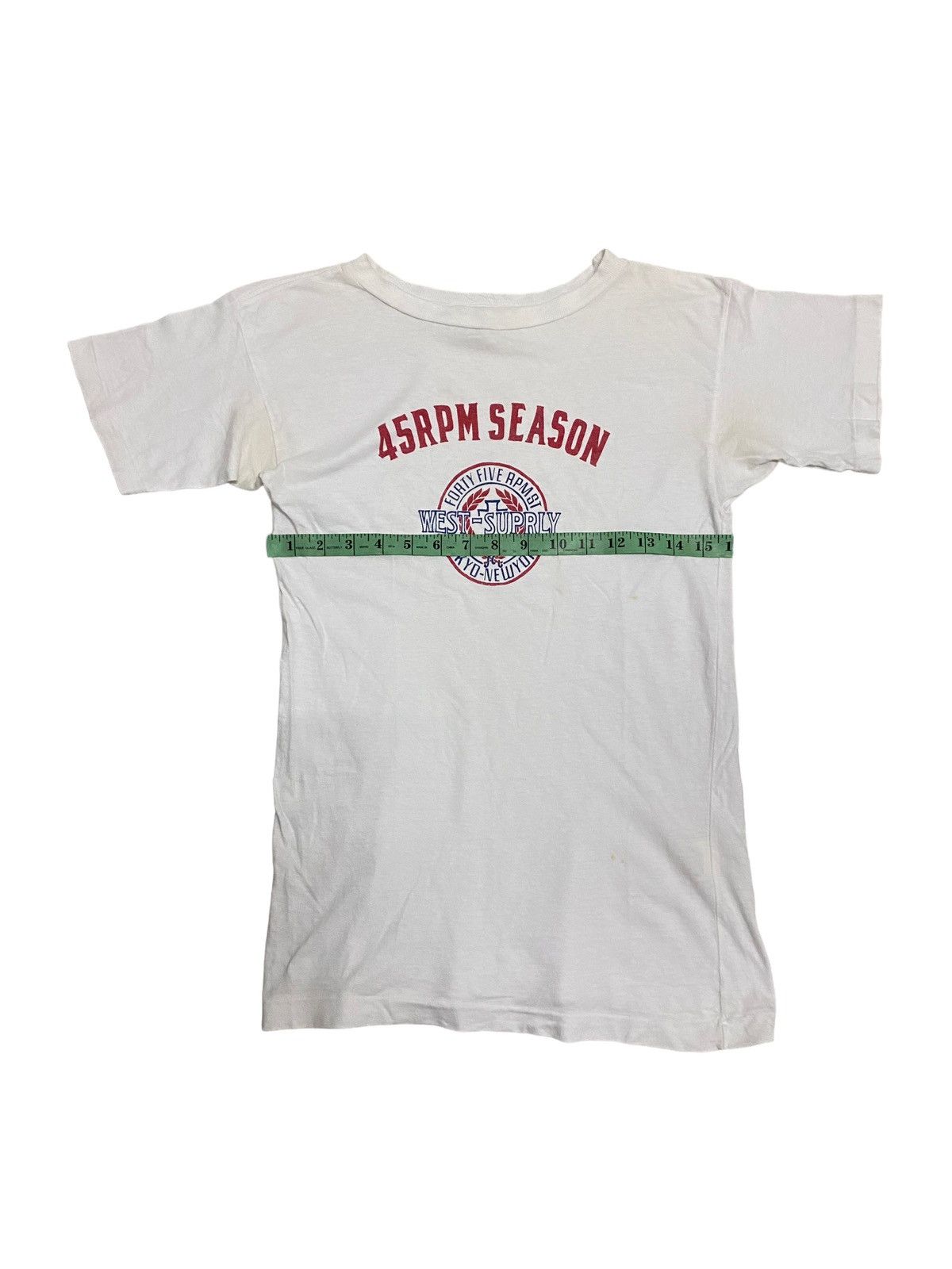 45rpm × Japanese Brand × Vintage Vintage 45rpm Season Japanese White Tee Size S / US 4 / IT 40 - 8 Thumbnail