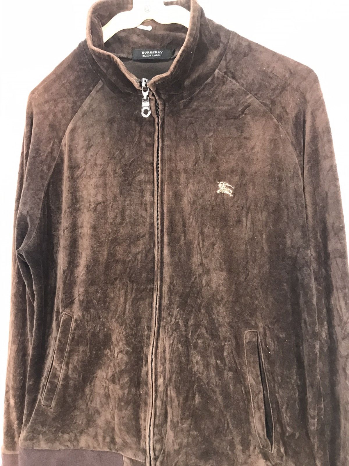 Burberry × Japanese Brand Burberry black label distressed zipper sweater Size US M / EU 48-50 / 2 - 6 Thumbnail