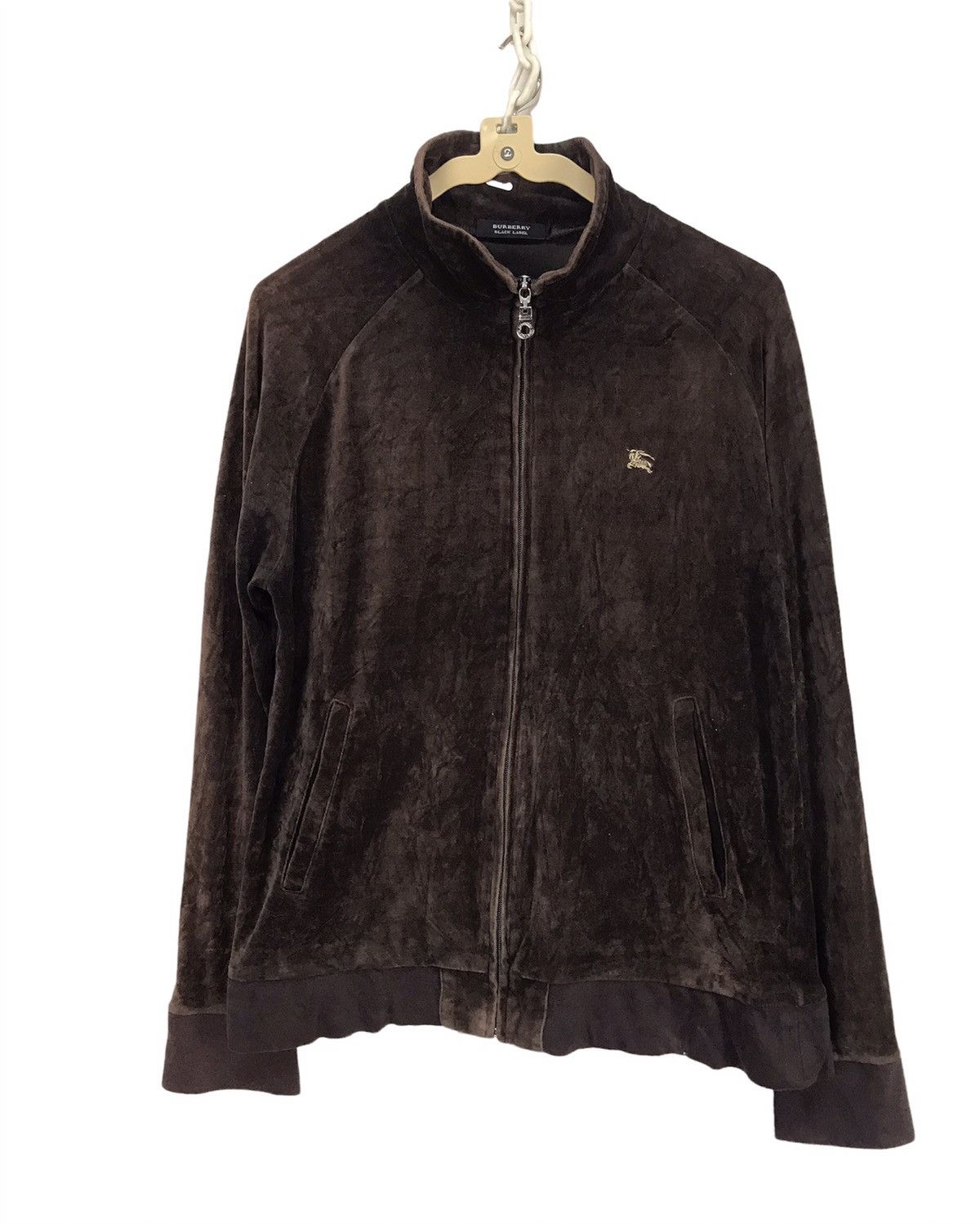 Burberry × Japanese Brand Burberry black label distressed zipper sweater Size US M / EU 48-50 / 2 - 1 Thumbnail