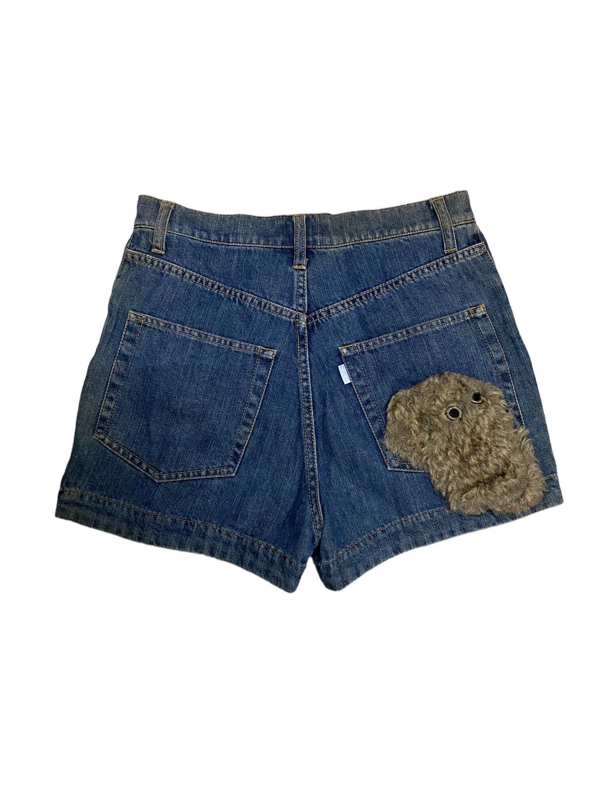Issey Miyake × Vintage Vintage Ne-Net Issey Miyake Short Denim Jeans Size 28" / US 6 / IT 42 - 2 Thumbnail