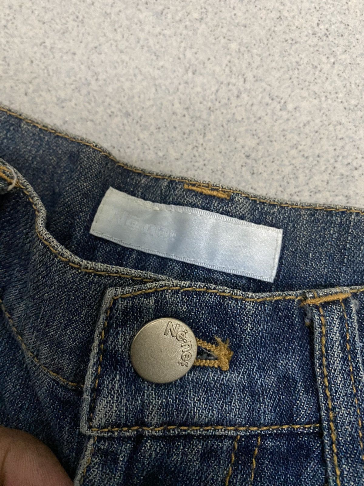 Issey Miyake × Vintage Vintage Ne-Net Issey Miyake Short Denim Jeans Size 28" / US 6 / IT 42 - 3 Thumbnail