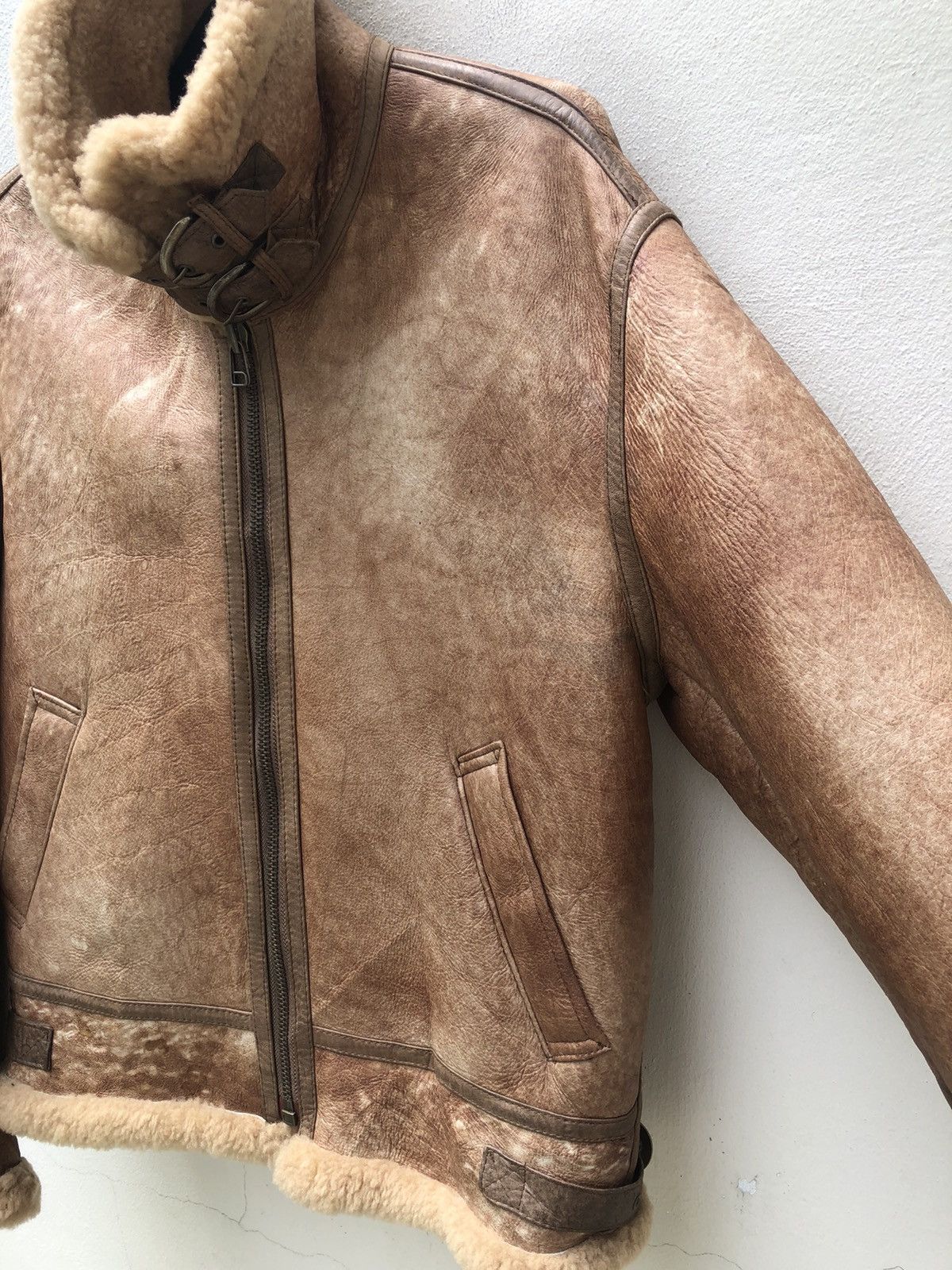 Vintage Vintage Terra Australis Shearling B3 Leather Jacket Size US L / EU 52-54 / 3 - 10 Thumbnail