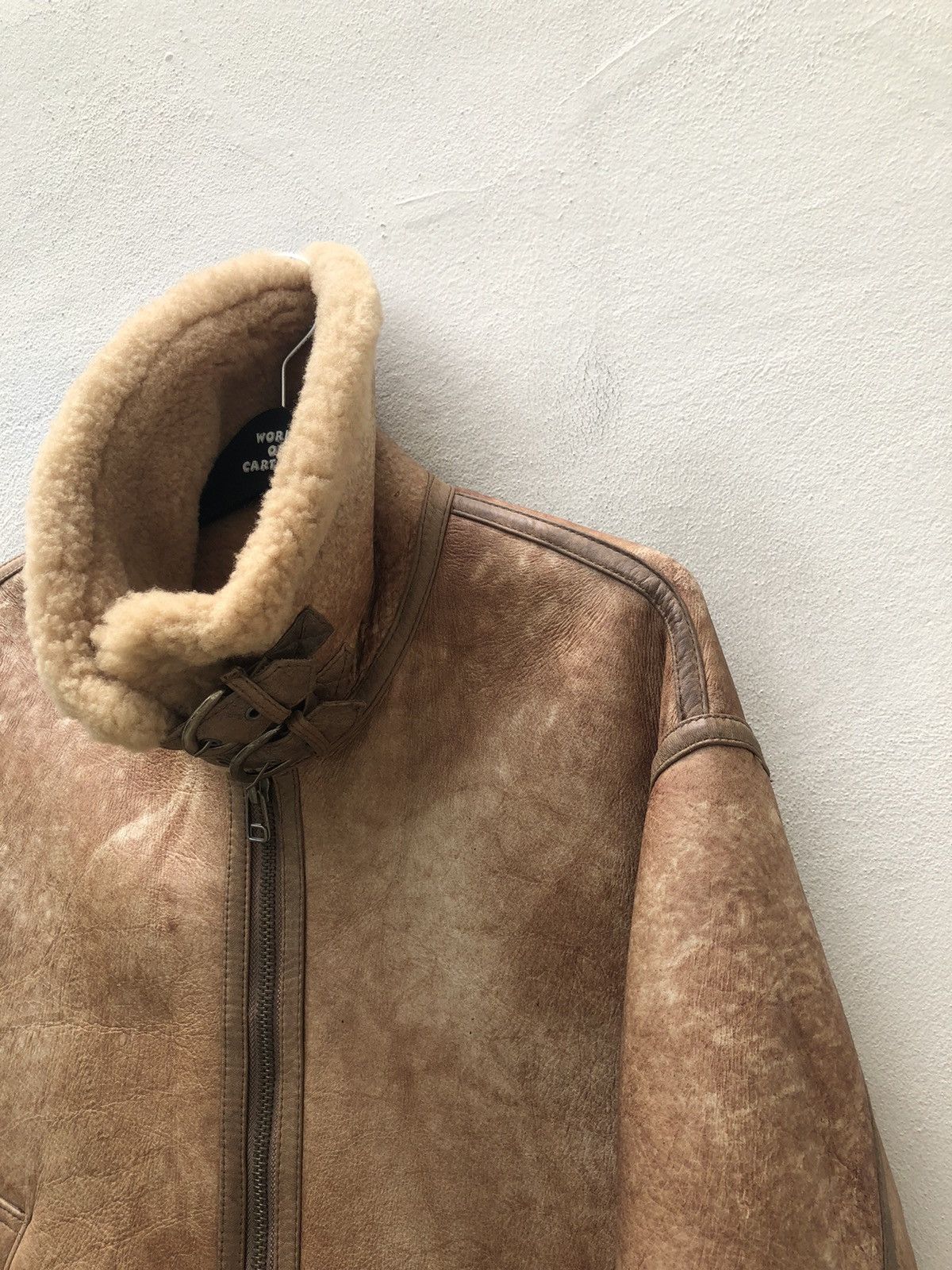 Vintage Vintage Terra Australis Shearling B3 Leather Jacket Size US L / EU 52-54 / 3 - 9 Thumbnail