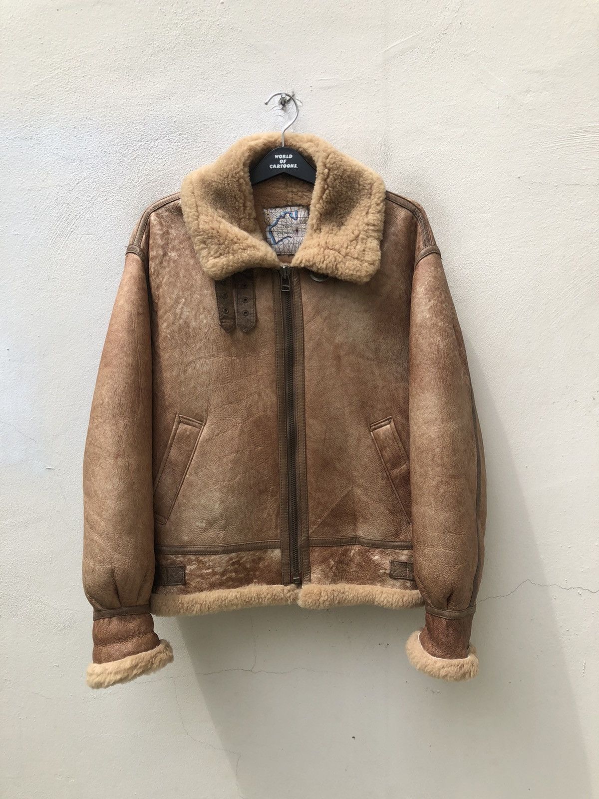 Vintage Vintage Terra Australis Shearling B3 Leather Jacket Size US L / EU 52-54 / 3 - 6 Thumbnail