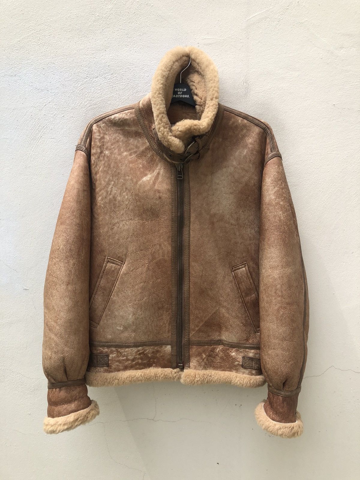 Vintage Vintage Terra Australis Shearling B3 Leather Jacket Size US L / EU 52-54 / 3 - 7 Thumbnail