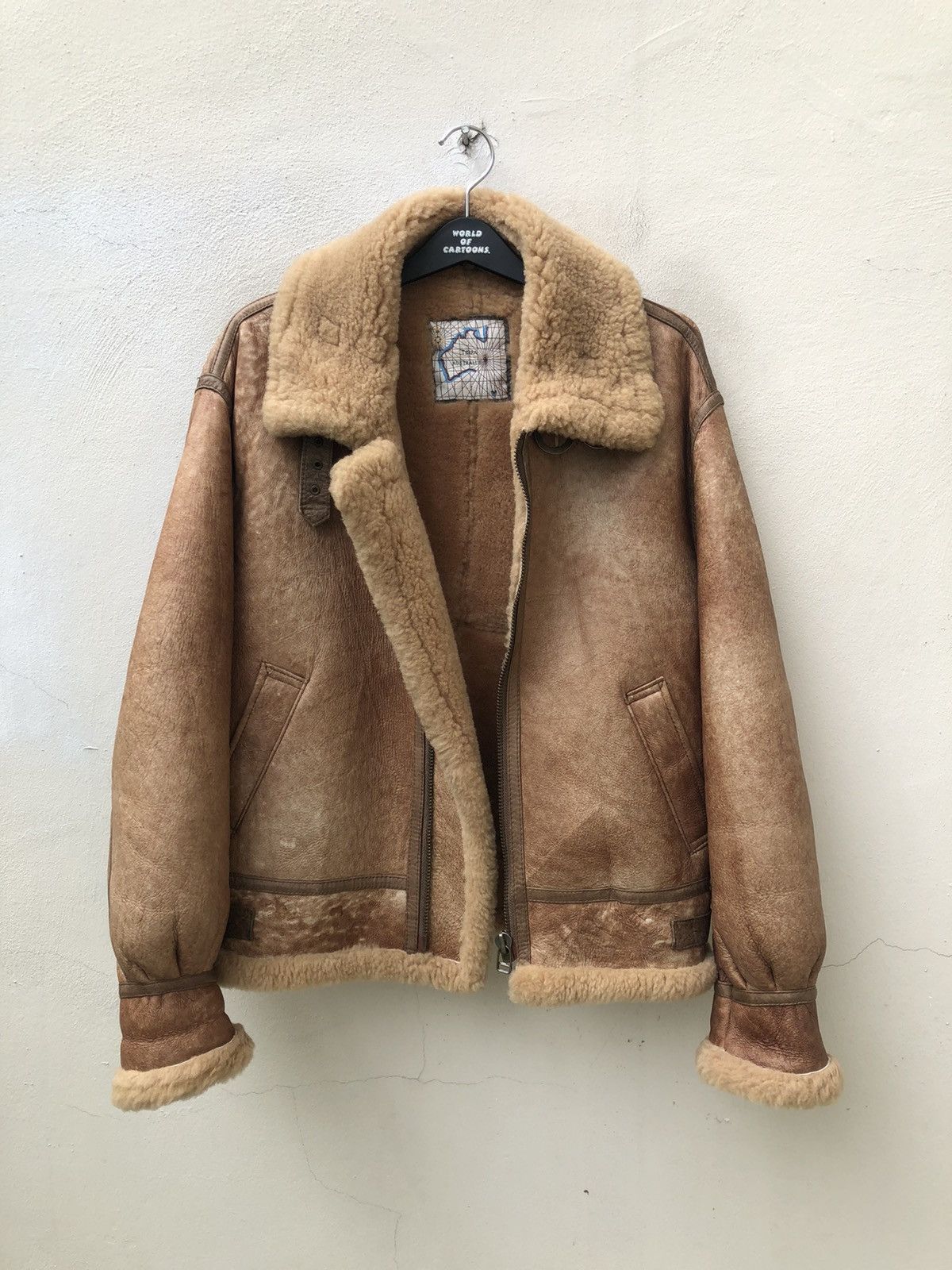 Vintage Vintage Terra Australis Shearling B3 Leather Jacket Size US L / EU 52-54 / 3 - 20 Thumbnail