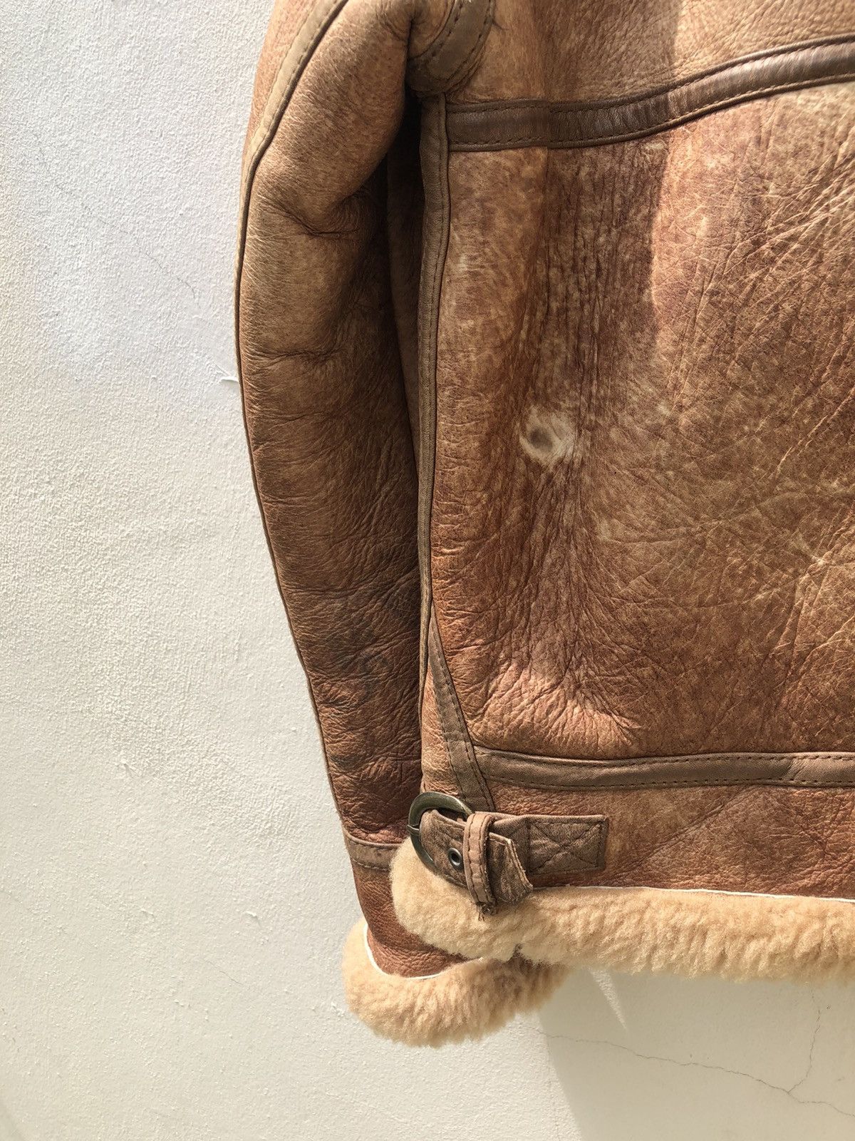 Vintage Vintage Terra Australis Shearling B3 Leather Jacket Size US L / EU 52-54 / 3 - 17 Thumbnail