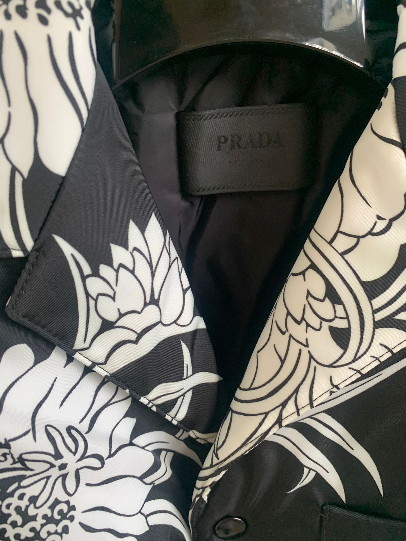 Prada Floral Flame Padded Jacket in Multicolor Size US M / EU 48-50 / 2 - 11 Thumbnail