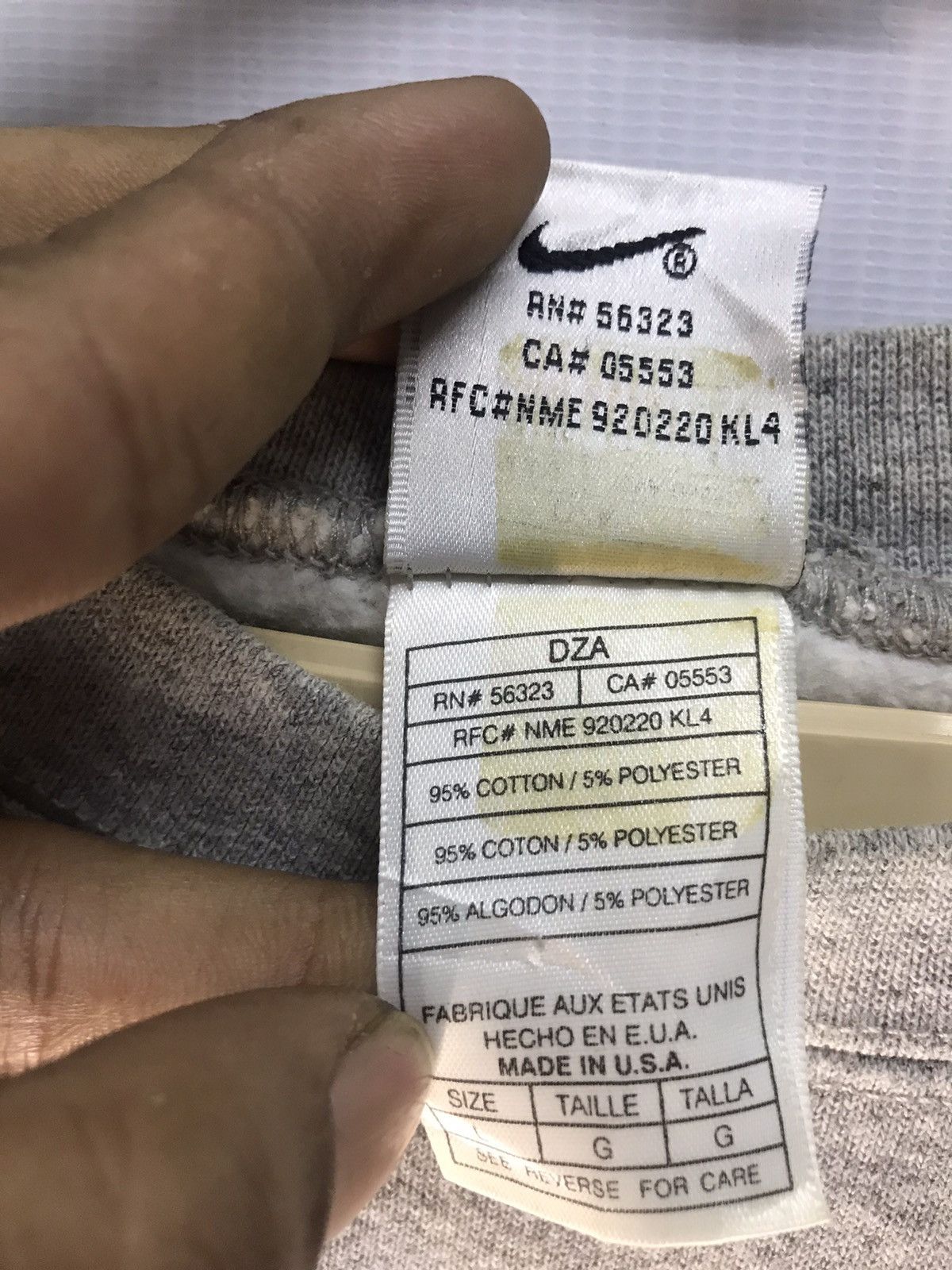 Nike × Vintage Vintage nike spellout made in usa Size US L / EU 52-54 / 3 - 5 Thumbnail