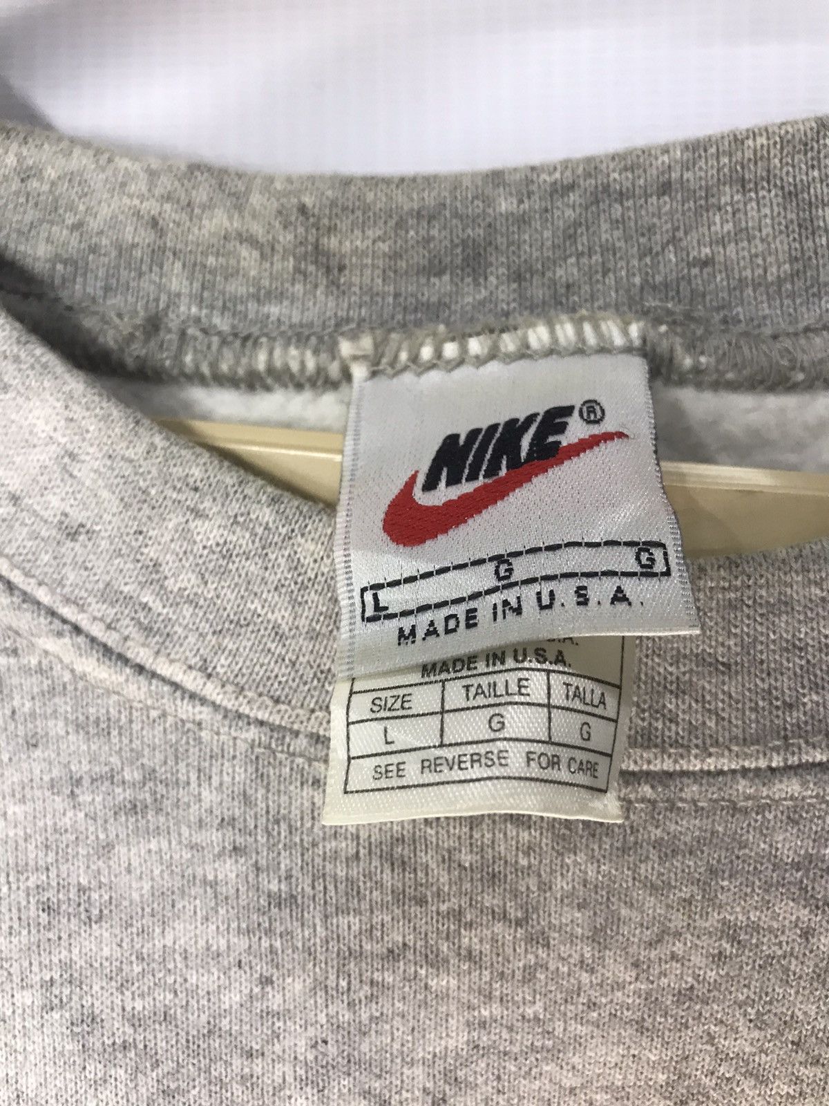 Nike × Vintage Vintage nike spellout made in usa Size US L / EU 52-54 / 3 - 4 Thumbnail