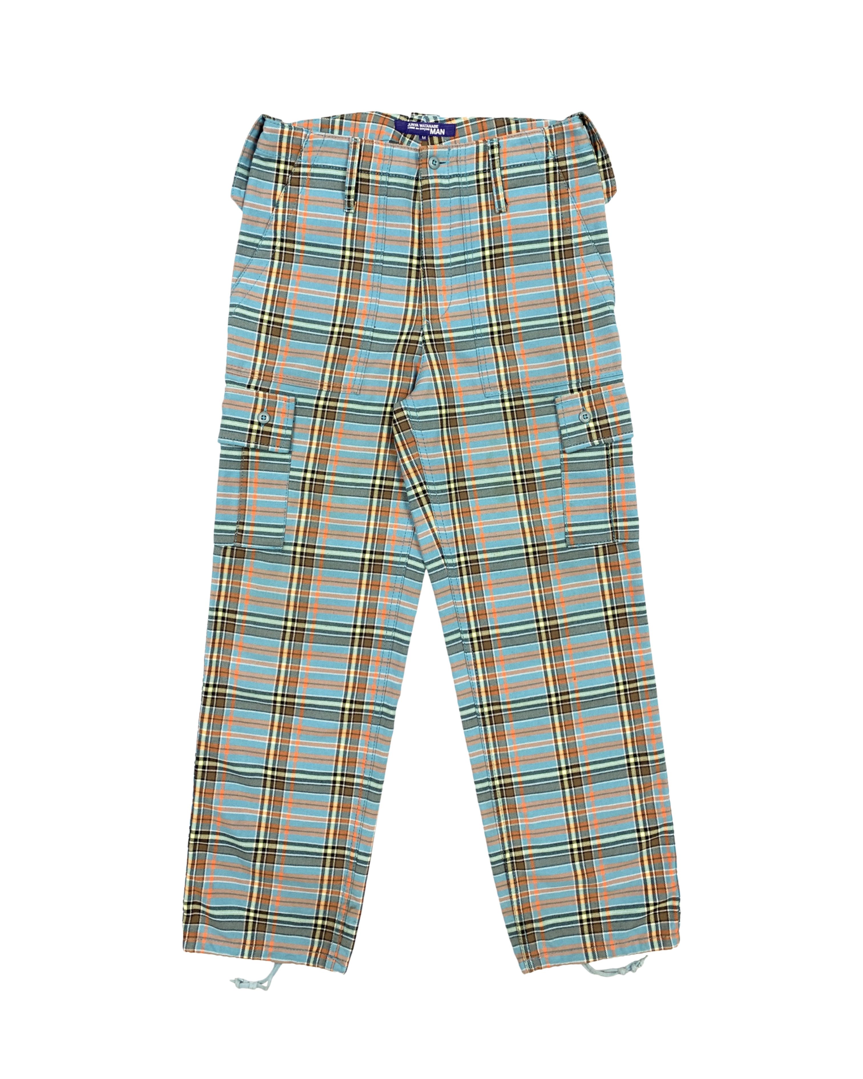 image of Comme Des Garcons Homme x Comme Des Garcons Homme Plus 2004 Plaid Military Cargo Pants (Size 31)
