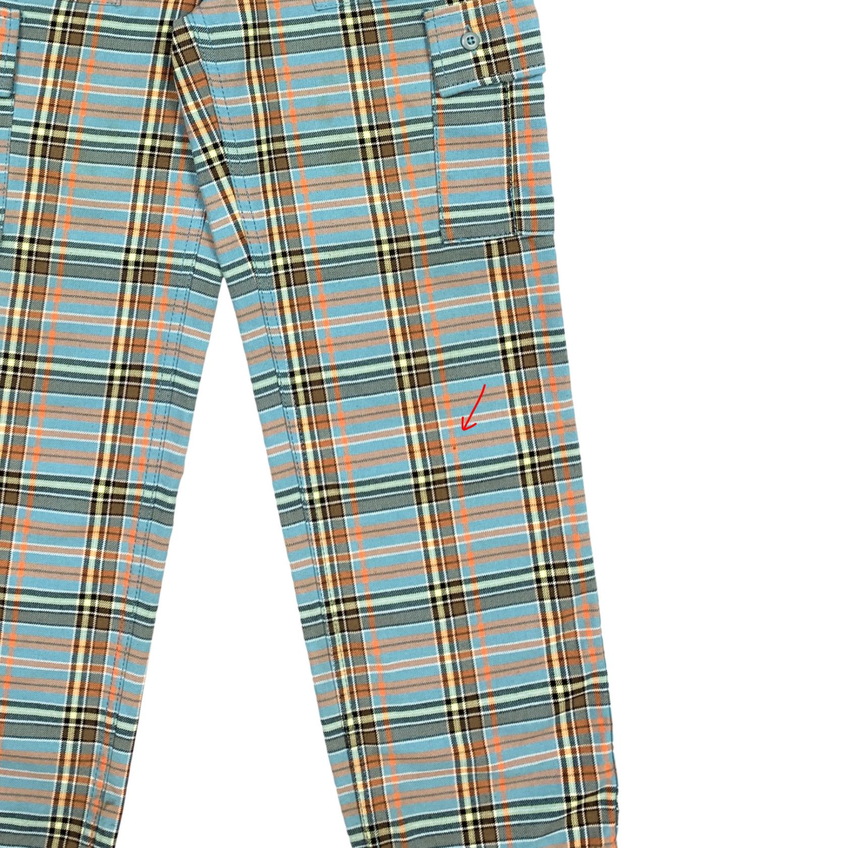 Comme des Garcons Homme 2004 Plaid Military Cargo Pants Size US 31 - 7 Thumbnail