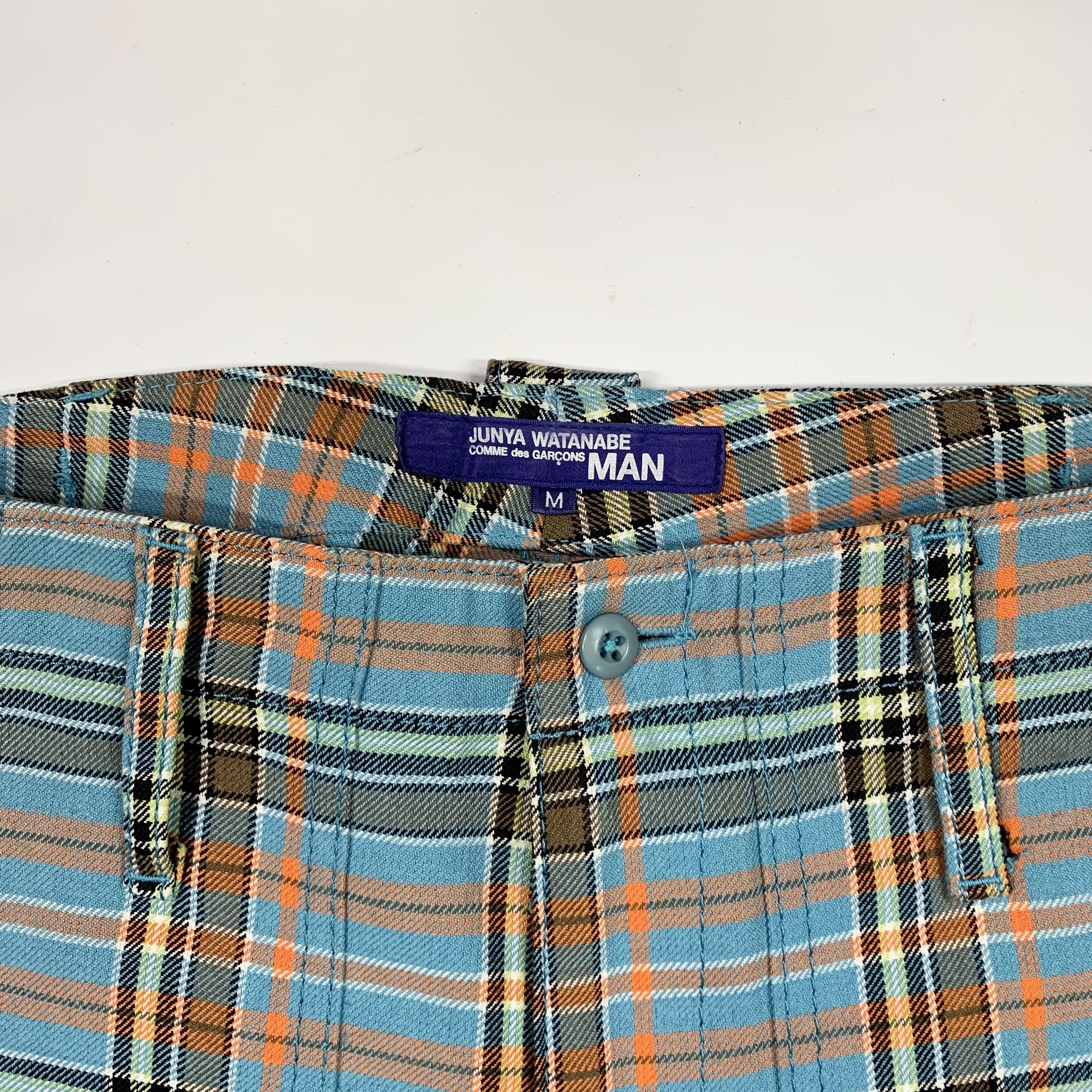 Comme des Garcons Homme 2004 Plaid Military Cargo Pants Size US 31 - 6 Thumbnail