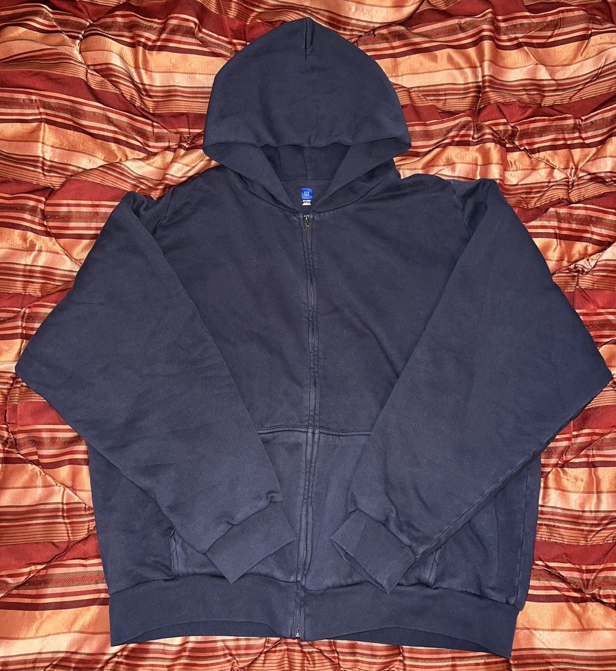 Gap × Kanye West Unreleased Yeezy x Gap Navy Zip Up Hoodie Size US XXL / EU 58 / 5 - 2 Thumbnail