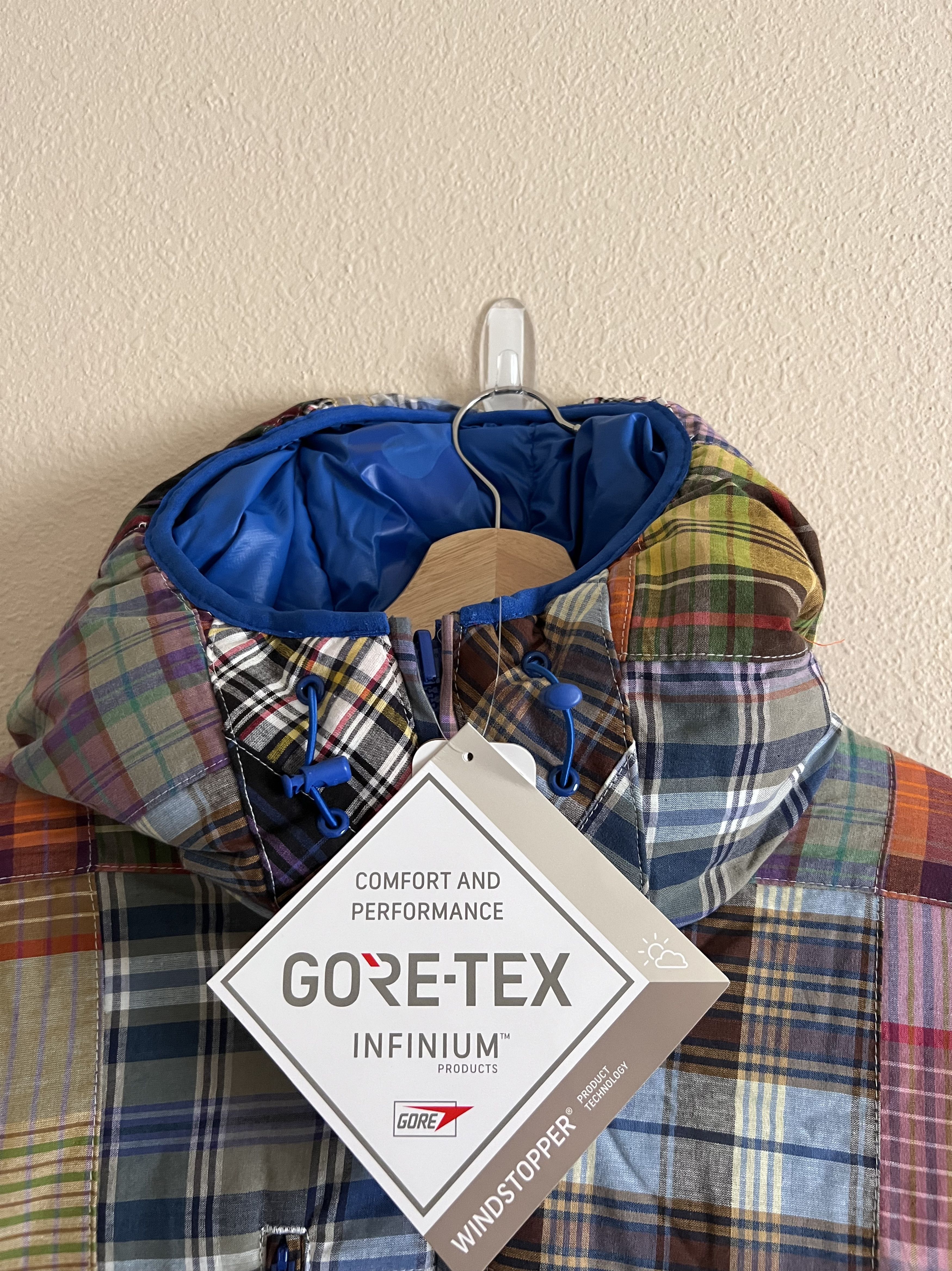 Goretex × Supreme Supreme Madras Reversible Windstopper