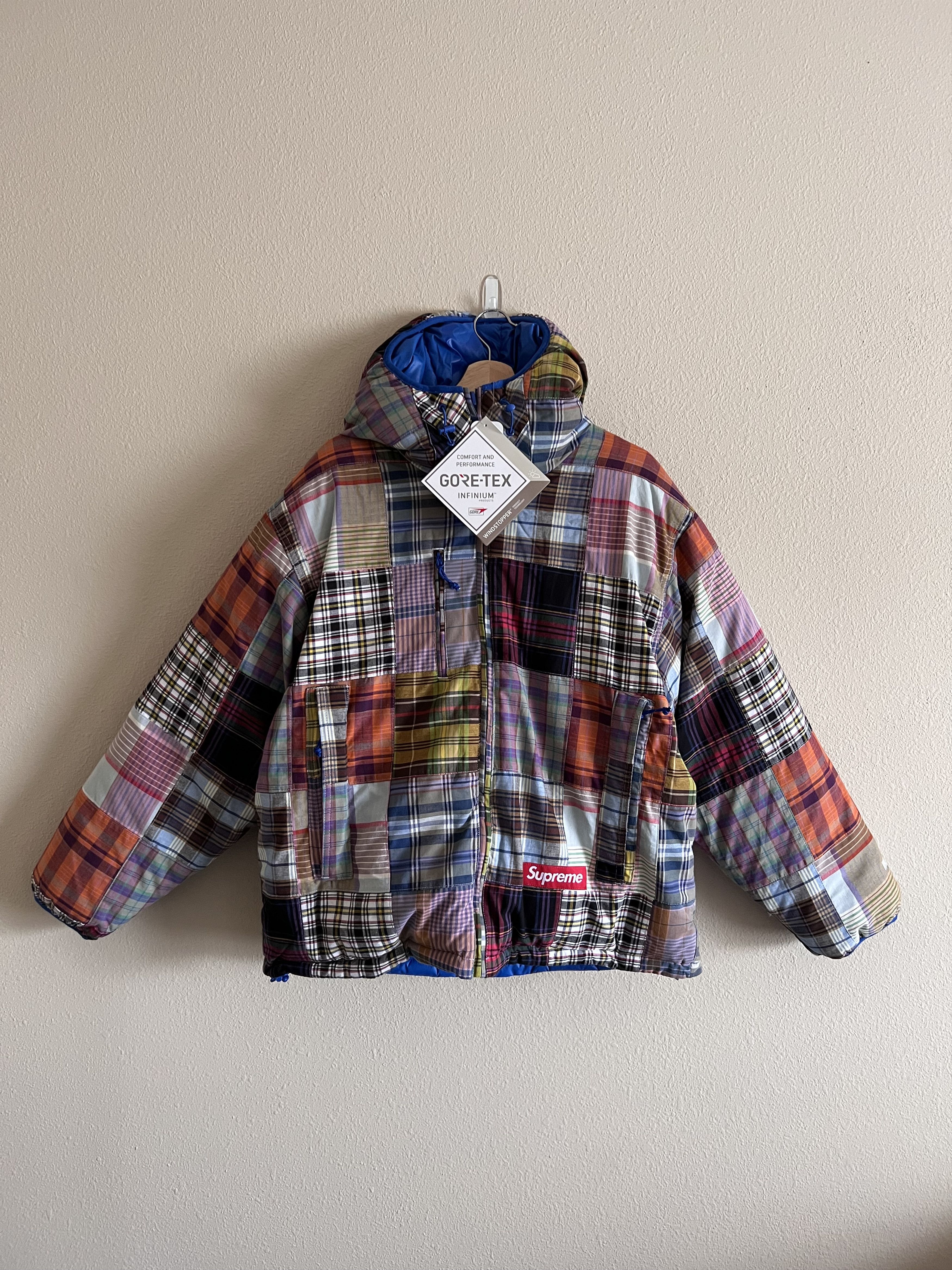 Supreme Madras Reversible Windstopper Puffer Jacket