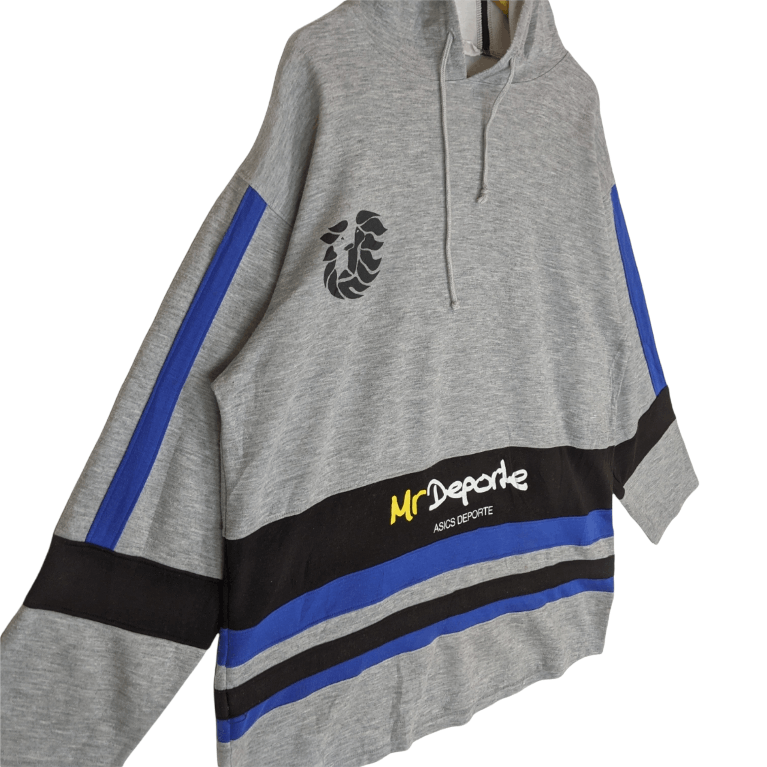 Asics × Japanese Brand 90's MR DEPORTE Asics Sportswear Hoodie Size US XXL / EU 58 / 5 - 3 Thumbnail