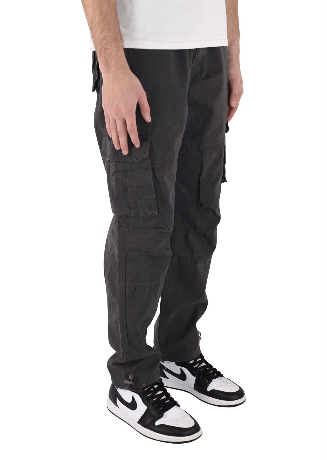 Japanese Brand Vintage Cargo Pants Grey Size US 30 / EU 46 - 2 Thumbnail