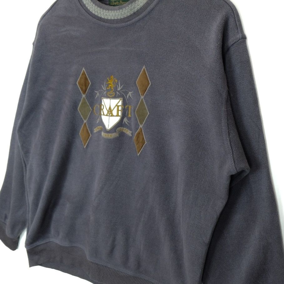 Japanese Brand × Vintage Vintage 80's CRAFT MOVIE Embroidered Big Image Sweatshirts Size US M / EU 48-50 / 2 - 5 Thumbnail