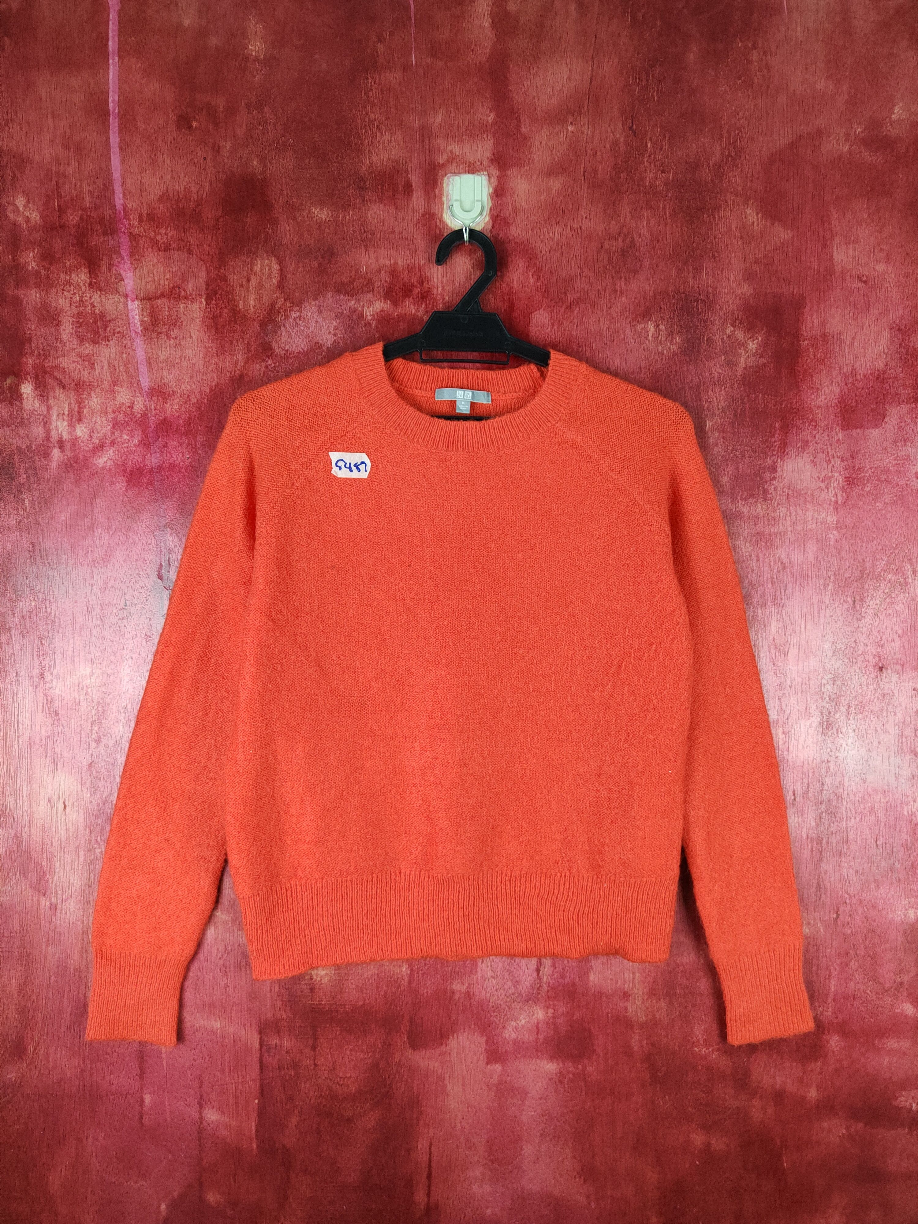Japanese Brand × Uniqlo Uniqlo Orange Knitwear Sweatshirt #5487 Size S / US 4 / IT 40 - 1 Thumbnail