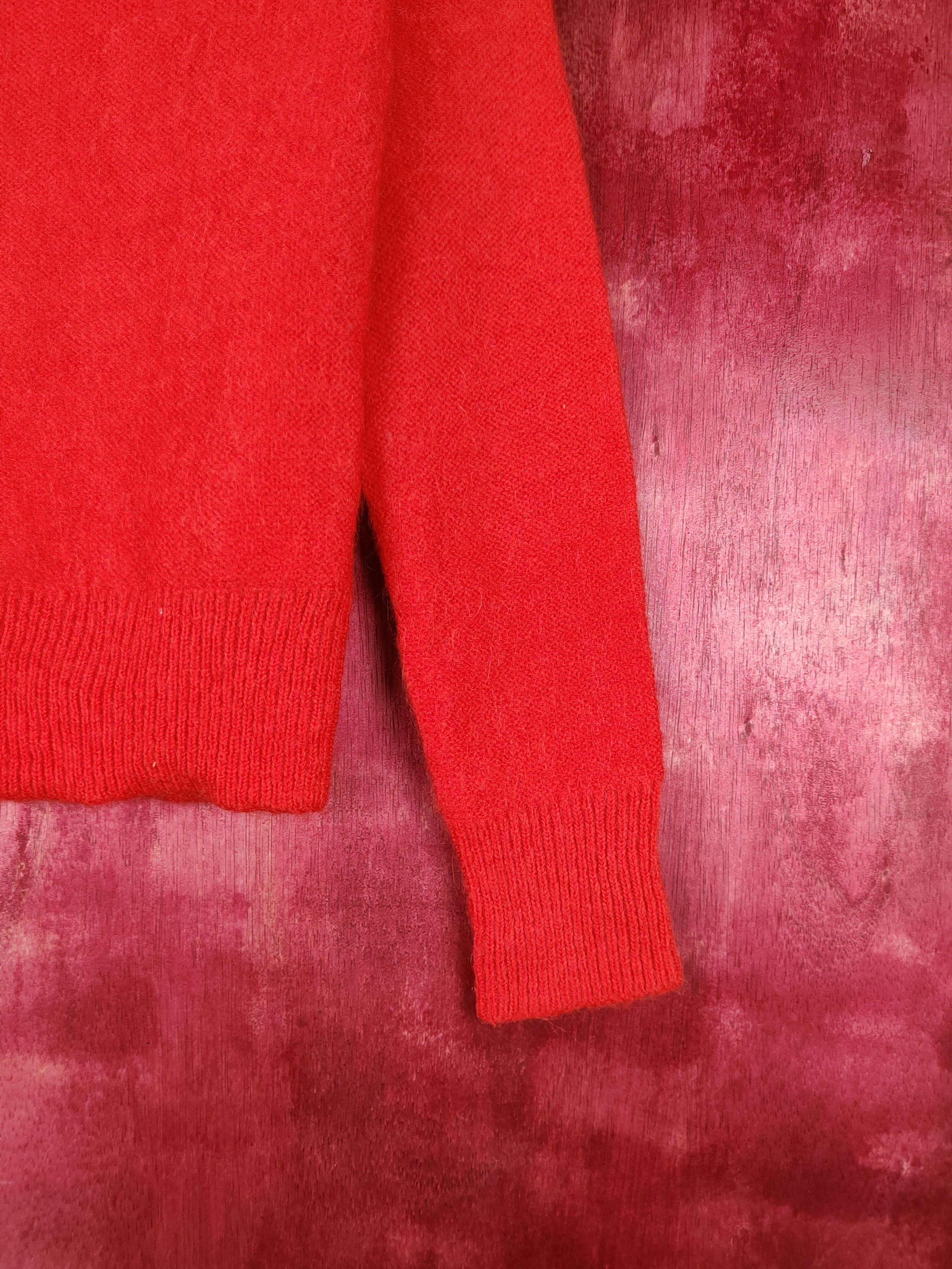 Japanese Brand × Uniqlo Uniqlo Orange Knitwear Sweatshirt #5487 Size S / US 4 / IT 40 - 6 Thumbnail