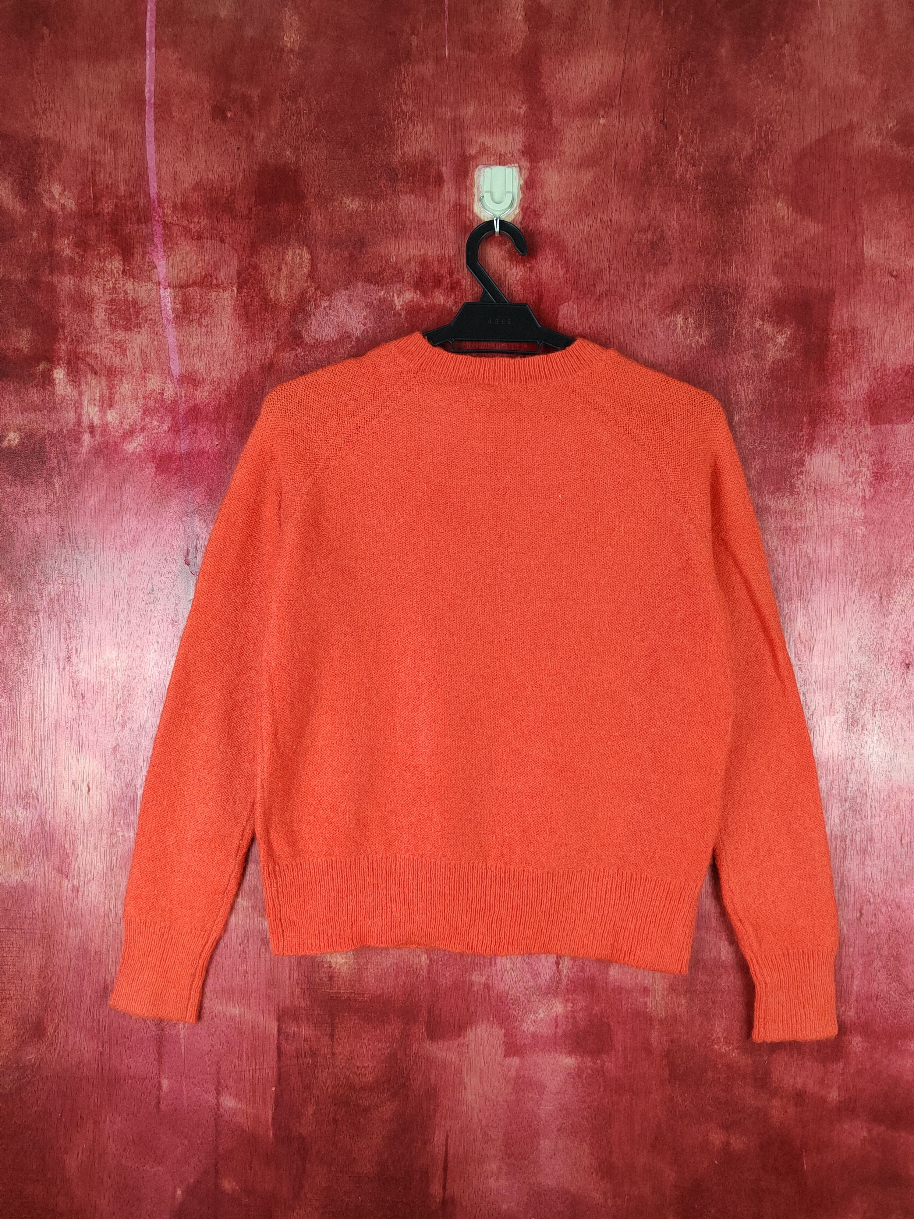 Japanese Brand × Uniqlo Uniqlo Orange Knitwear Sweatshirt #5487 Size S / US 4 / IT 40 - 7 Thumbnail