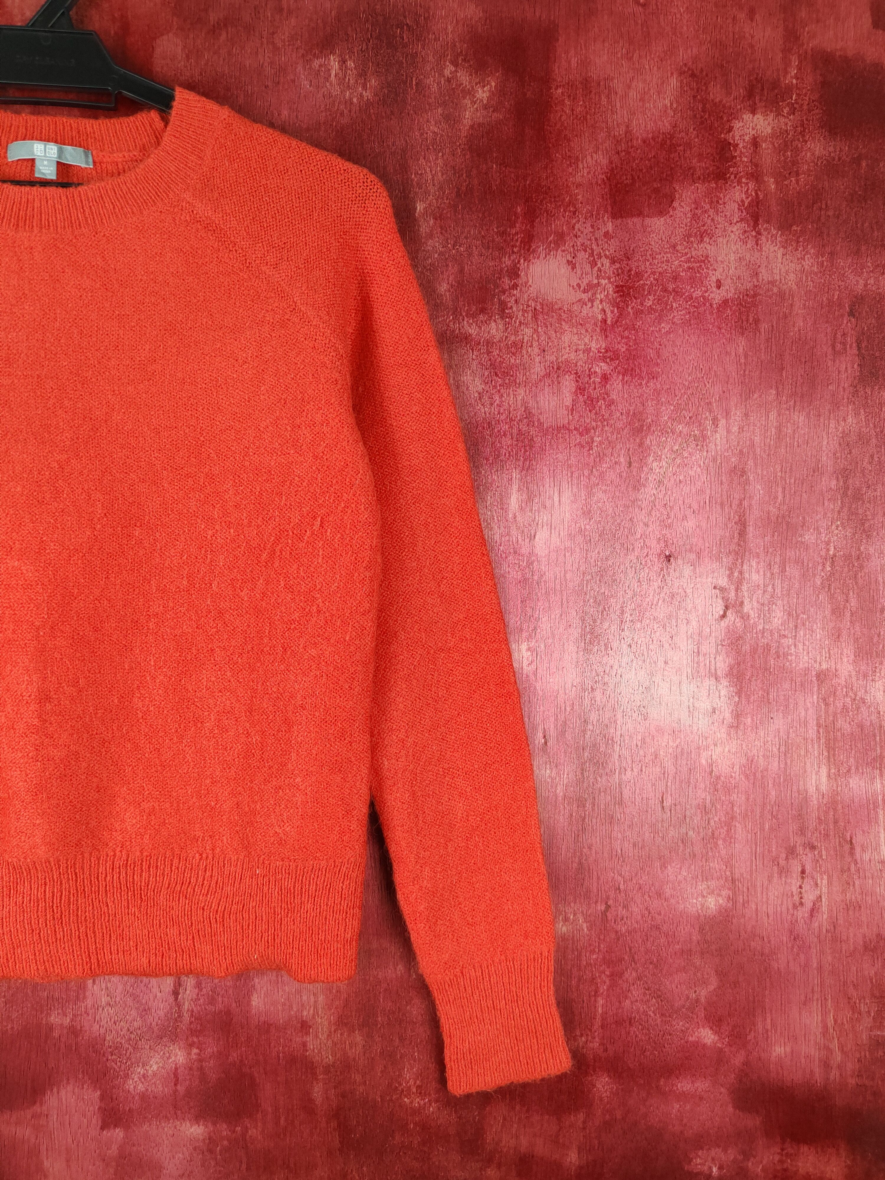 Japanese Brand × Uniqlo Uniqlo Orange Knitwear Sweatshirt #5487 Size S / US 4 / IT 40 - 5 Thumbnail