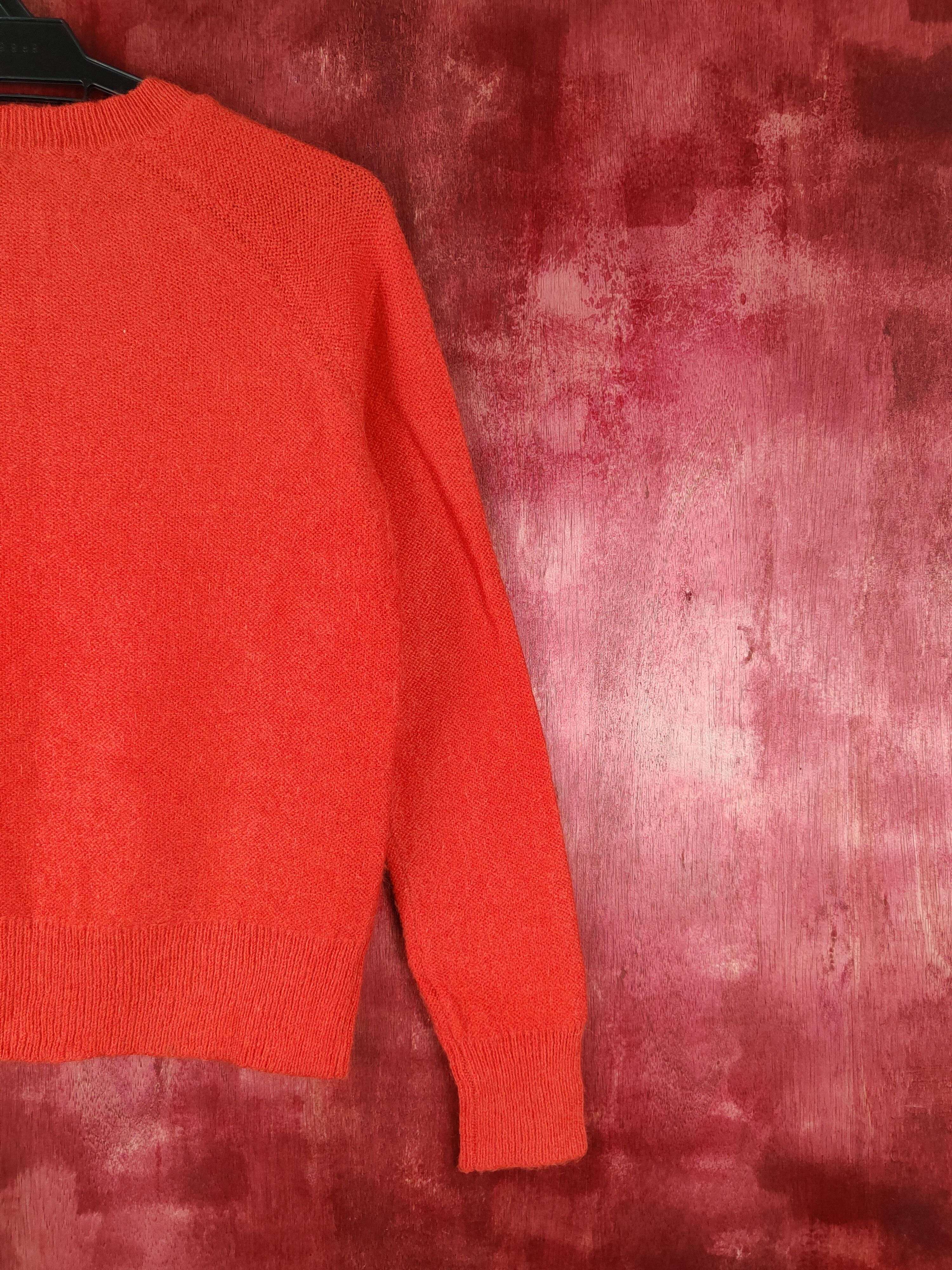 Japanese Brand × Uniqlo Uniqlo Orange Knitwear Sweatshirt #5487 Size S / US 4 / IT 40 - 9 Thumbnail