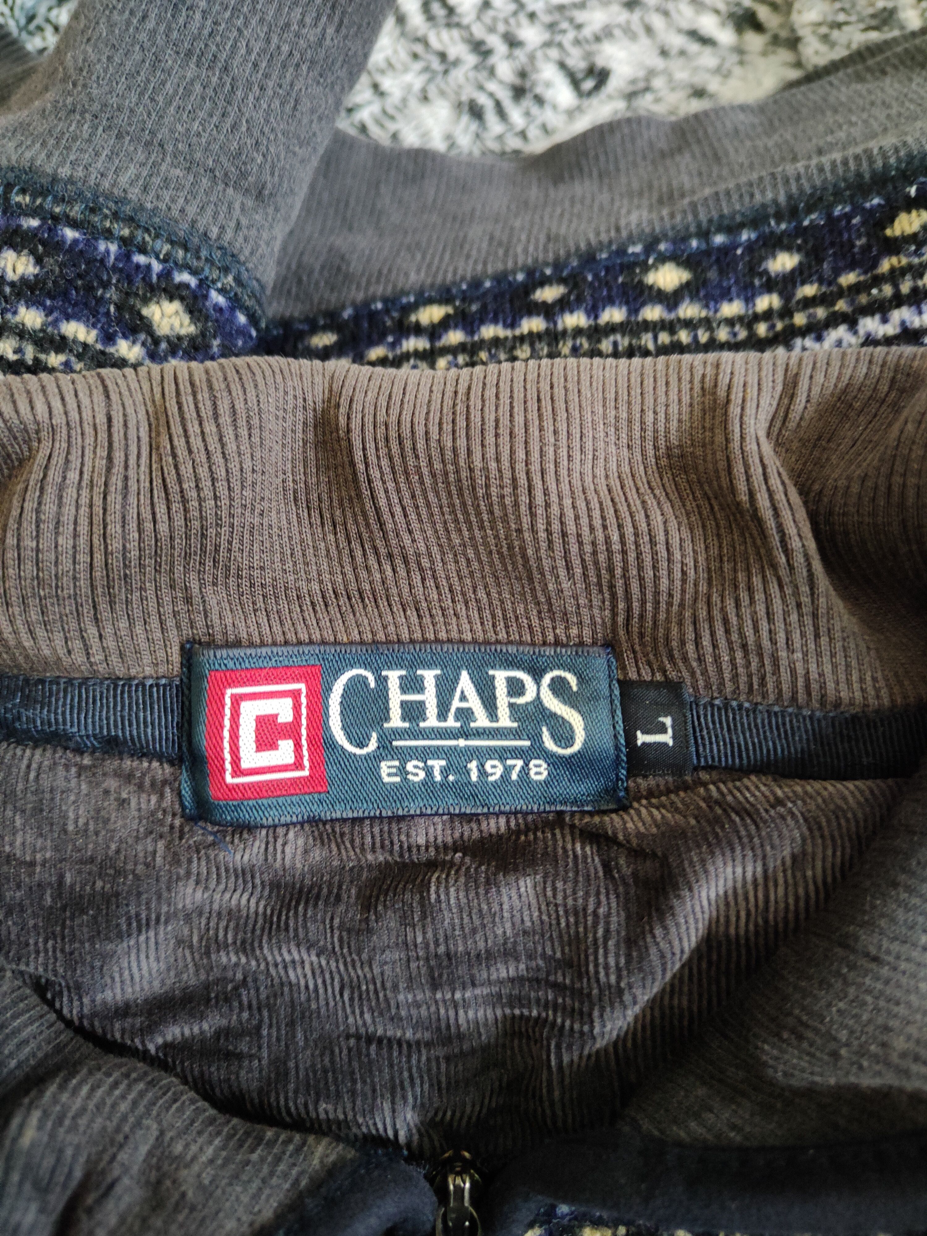 Chaps × Chaps Ralph Lauren × Other Chaps Dark Blue Knitwear Sweatshirt #5490 Size US L / EU 52-54 / 3 - 12 Thumbnail