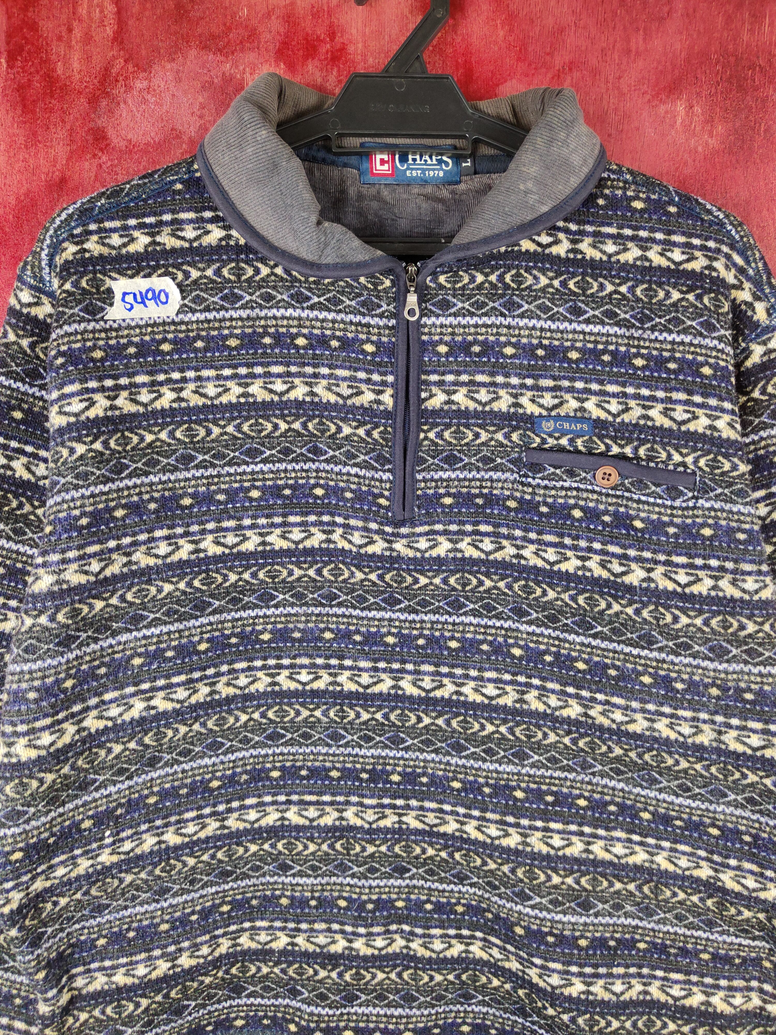 Chaps × Chaps Ralph Lauren × Other Chaps Dark Blue Knitwear Sweatshirt #5490 Size US L / EU 52-54 / 3 - 2 Thumbnail
