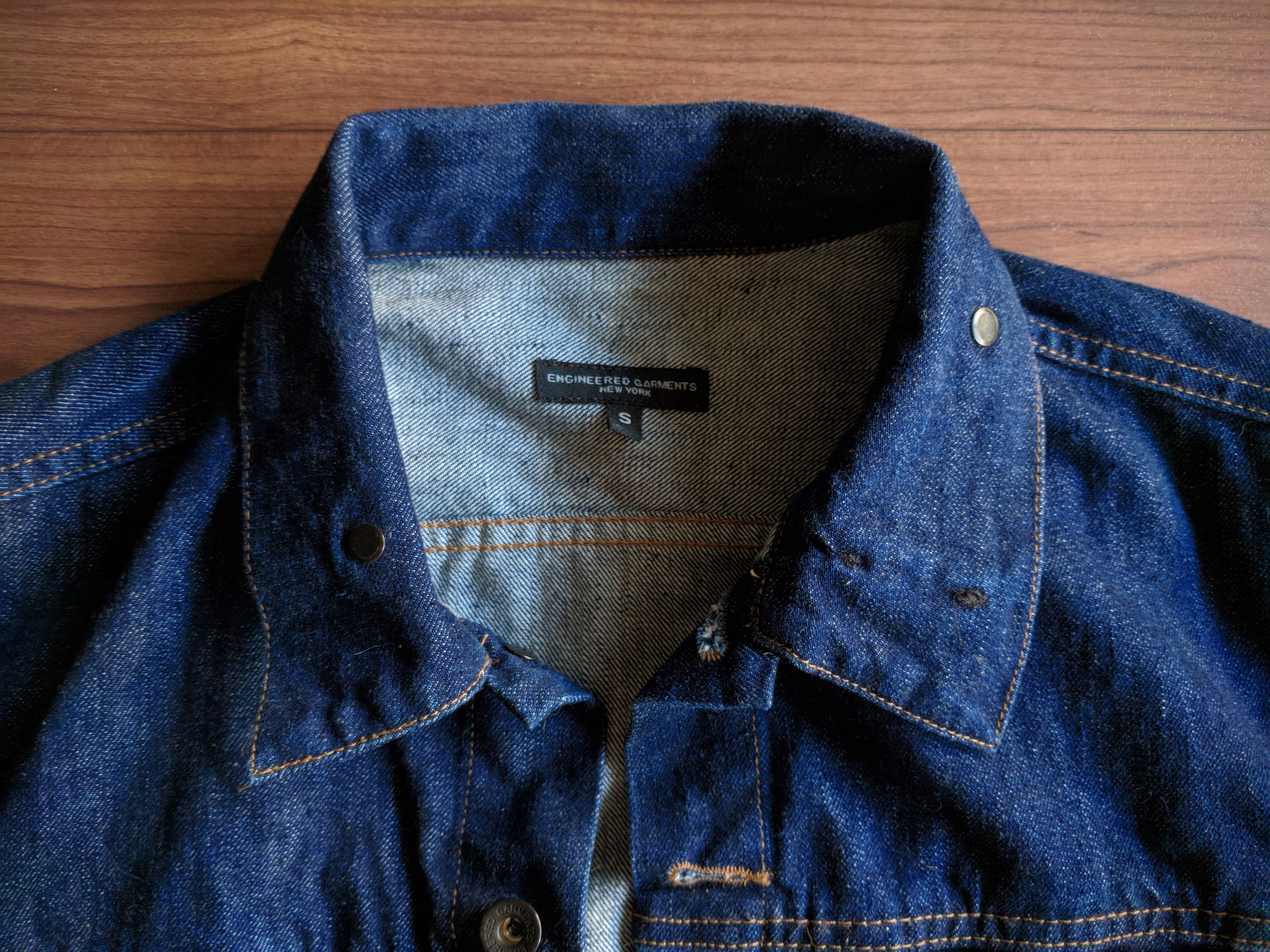 Engineered Garments Engineered Garments Type 5 Jean Jacket Size US S / EU 44-46 / 1 - 4 Thumbnail