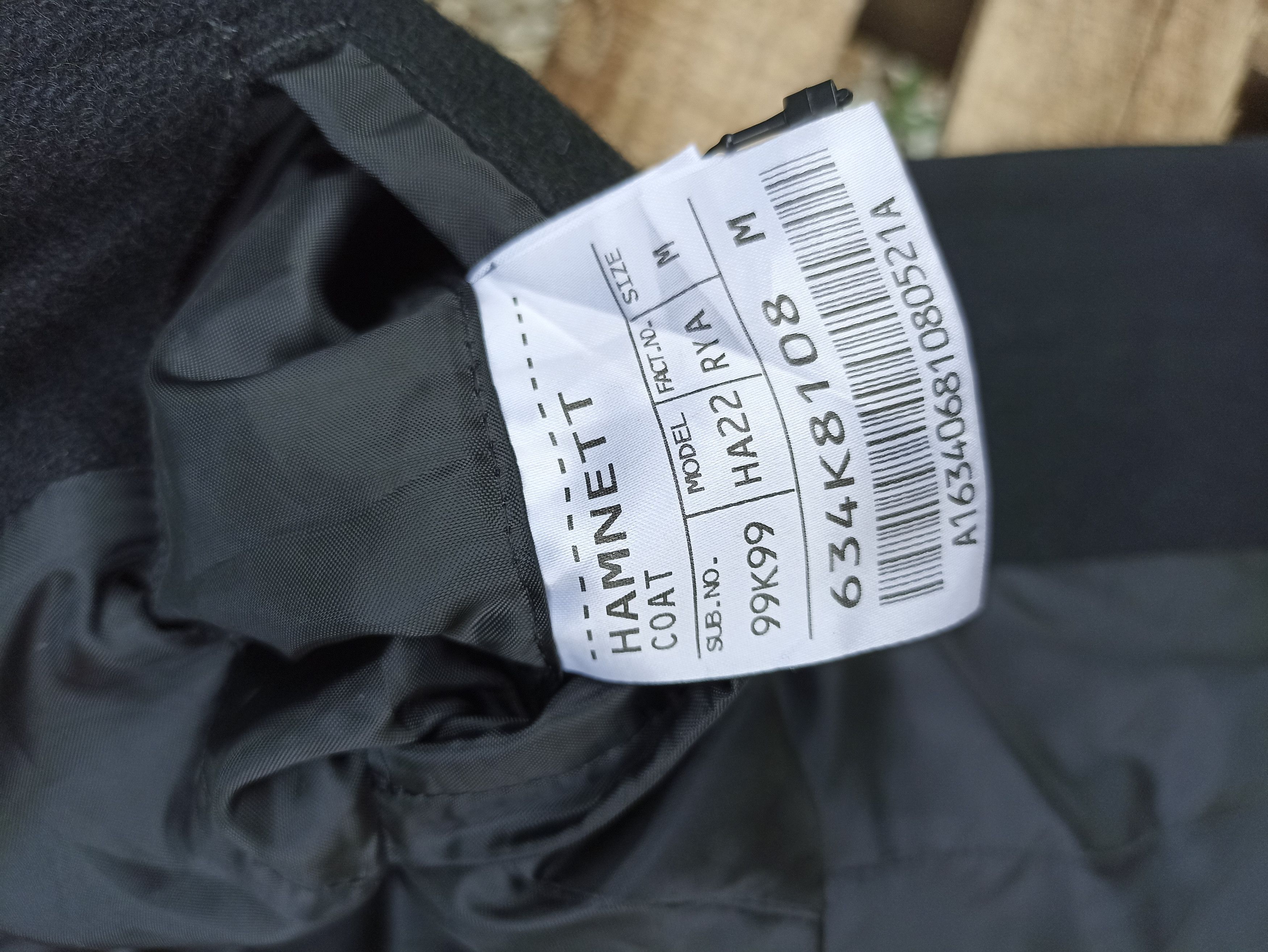 Designer × Katharine Hamnett London × Vintage Hamnett Coat Wool Size M / US 6-8 / IT 42-44 - 7 Thumbnail