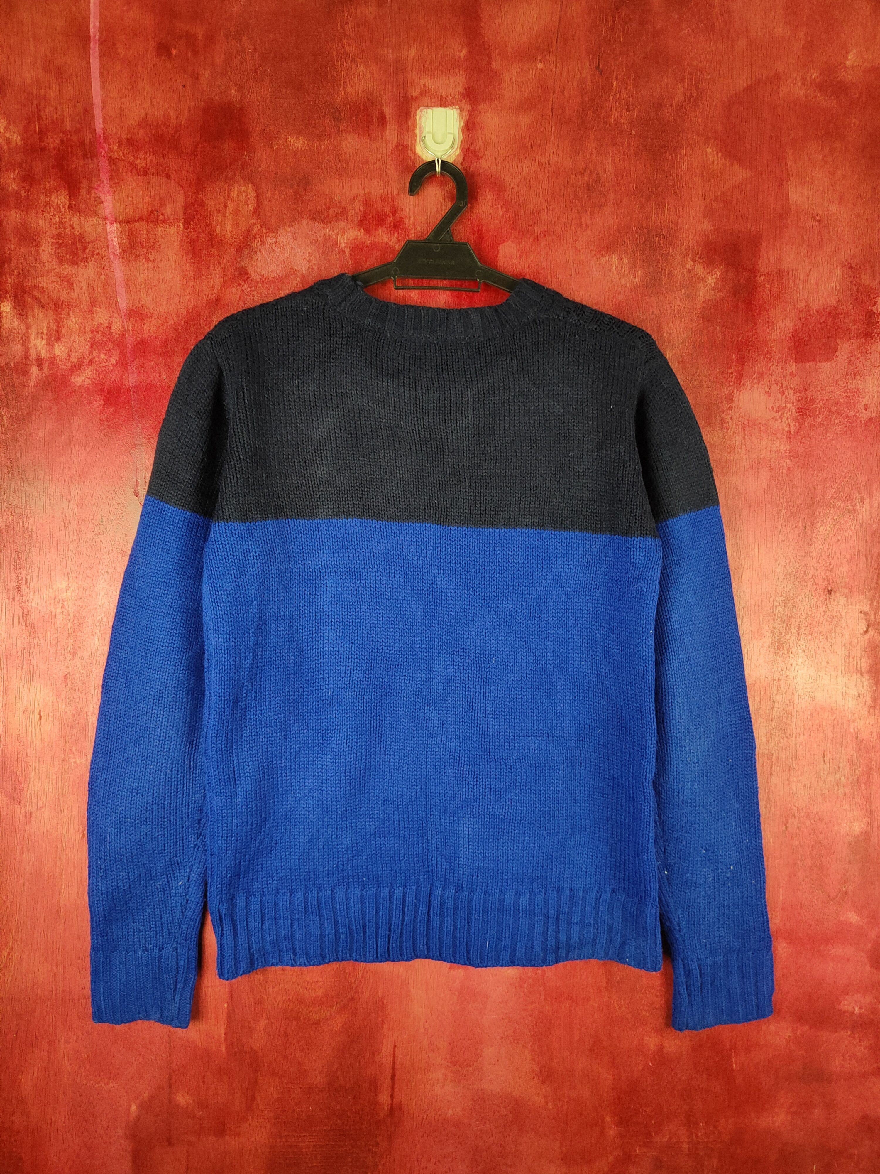 Japanese Brand × Other Bling Leads Dark Blue Knitwear sweatshirt #5496 Size US M / EU 48-50 / 2 - 7 Thumbnail