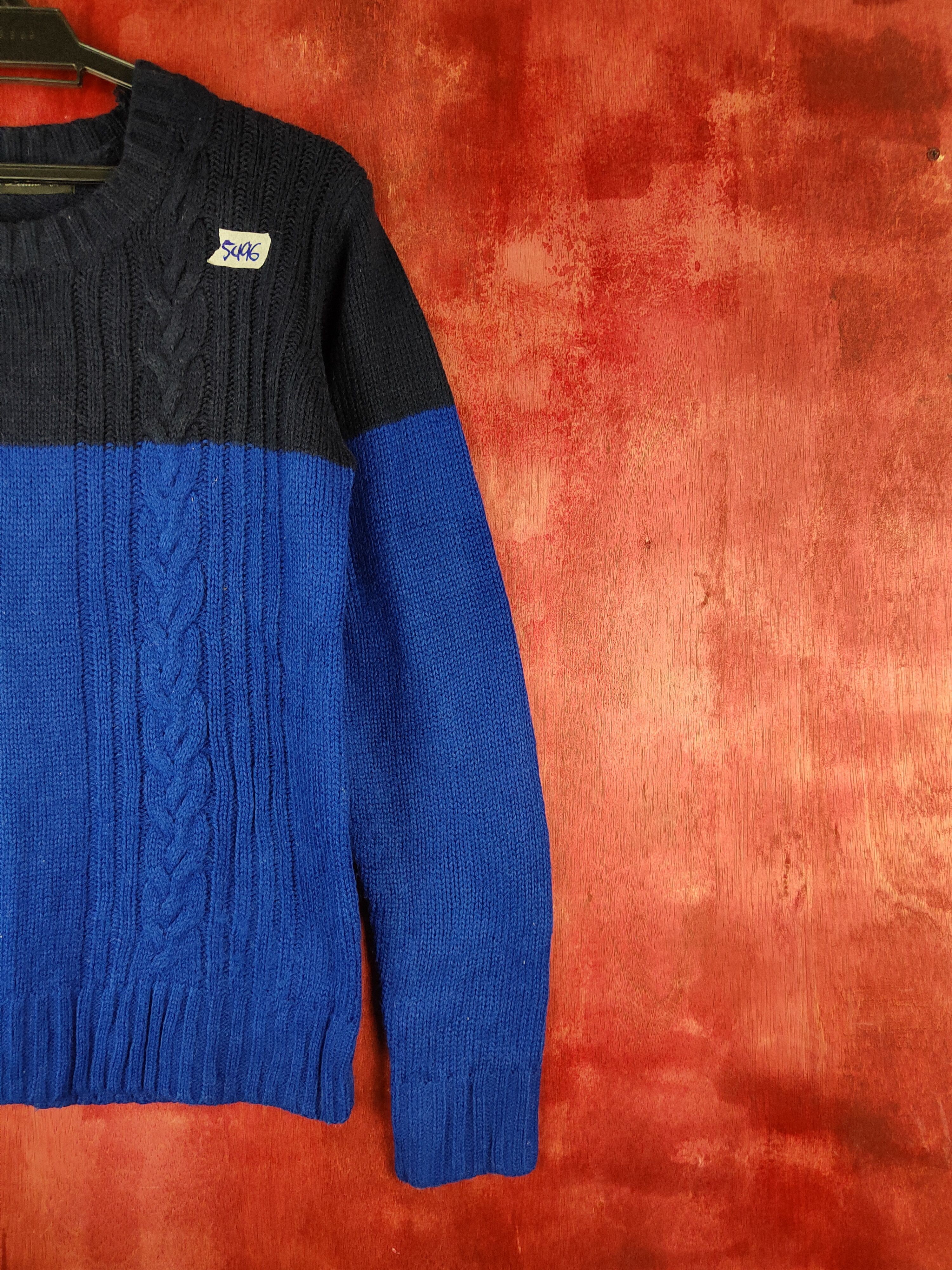 Japanese Brand × Other Bling Leads Dark Blue Knitwear sweatshirt #5496 Size US M / EU 48-50 / 2 - 5 Thumbnail
