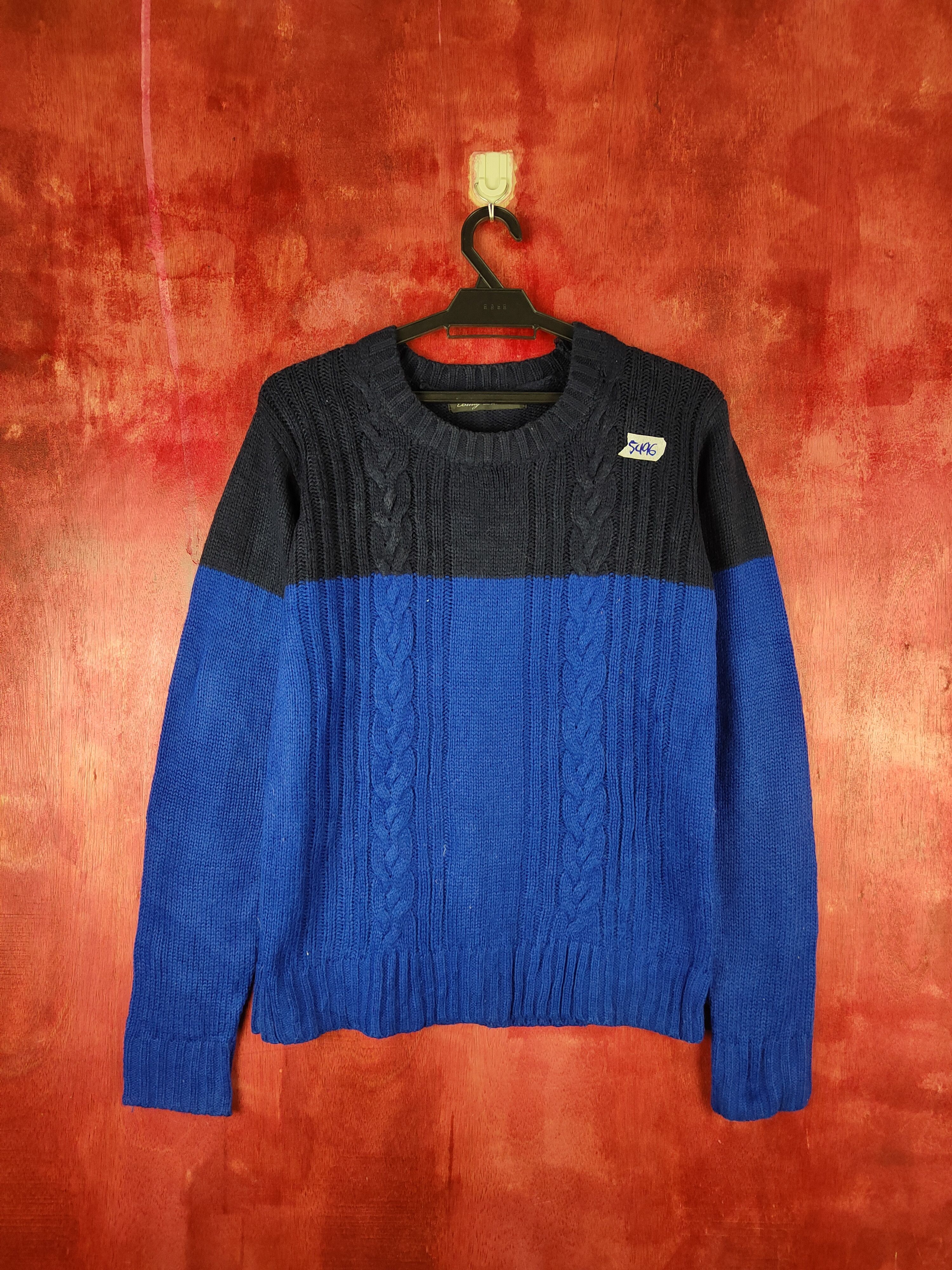 Japanese Brand × Other Bling Leads Dark Blue Knitwear sweatshirt #5496 Size US M / EU 48-50 / 2 - 1 Thumbnail