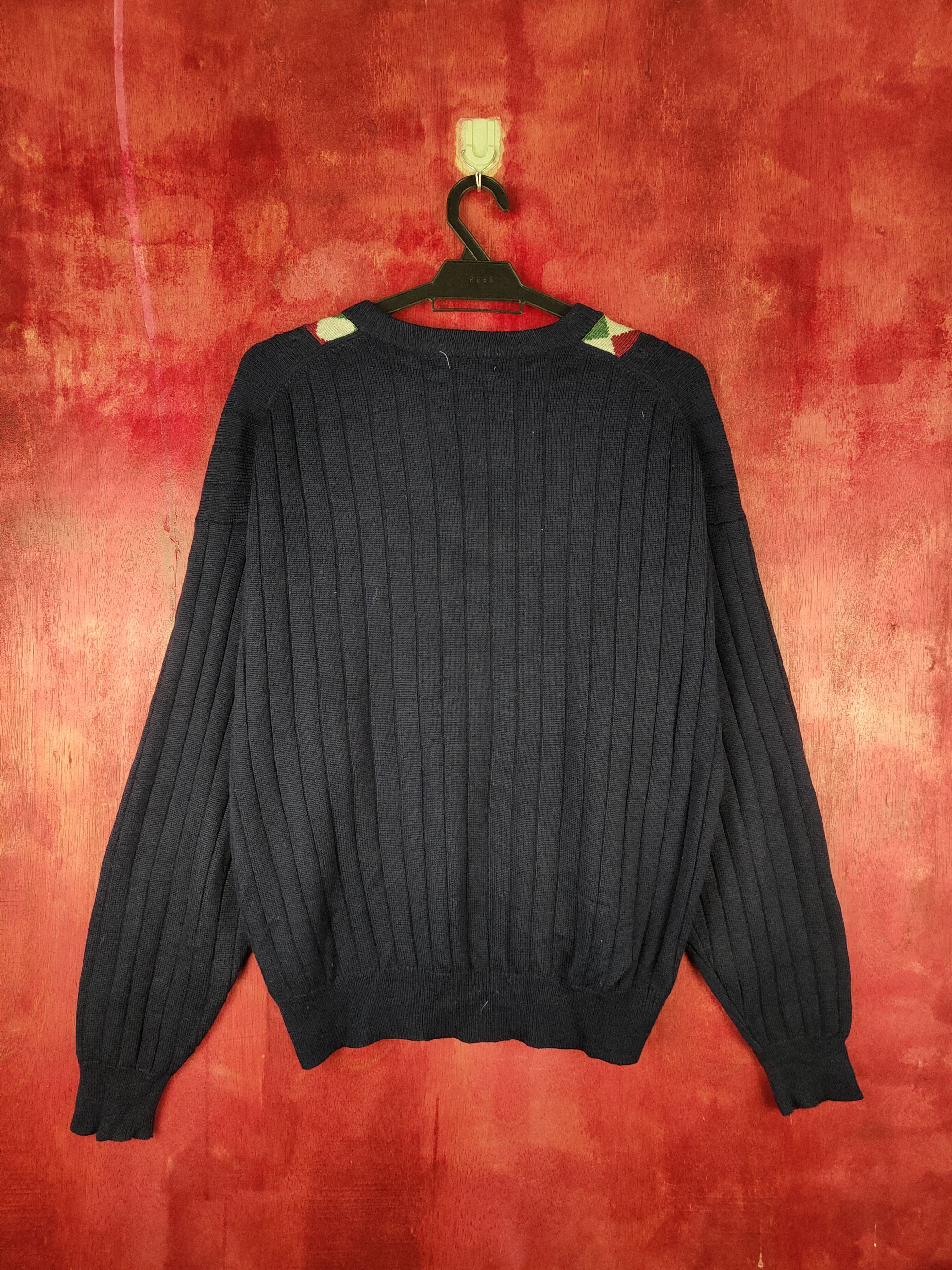 Japanese Brand × Vintage Lynx vintage Dark Blue Knitwear Sweatshirt #5488 Size US L / EU 52-54 / 3 - 8 Thumbnail