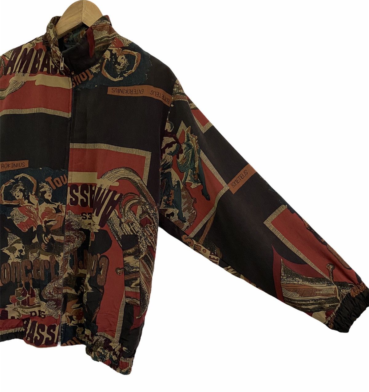Japanese Brand 🔥Vintage Rometeus Enterokinius Silk Print Inspire Hermes Size US M / EU 48-50 / 2 - 4 Thumbnail