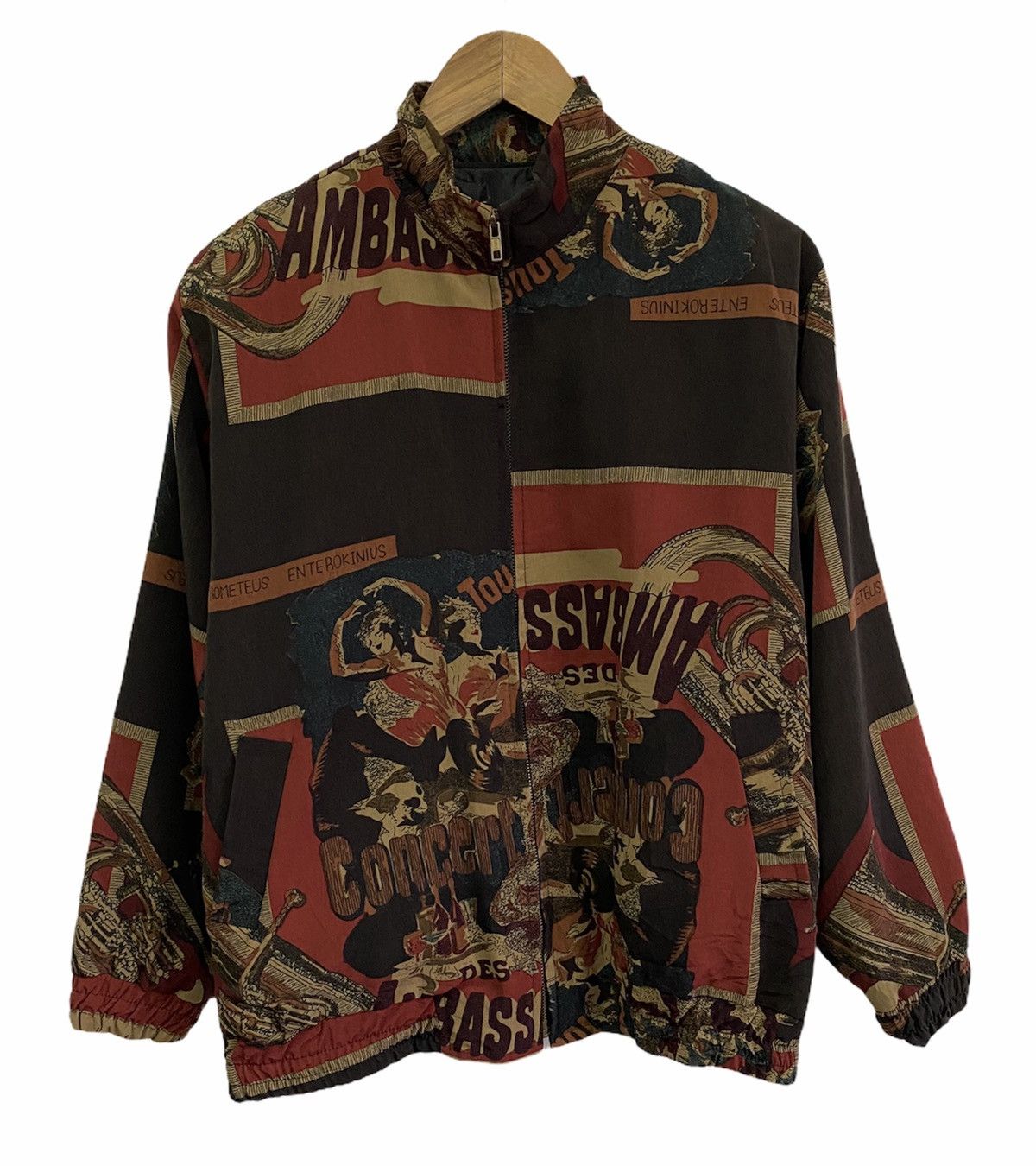 Japanese Brand 🔥Vintage Rometeus Enterokinius Silk Print Inspire Hermes Size US M / EU 48-50 / 2 - 1 Thumbnail
