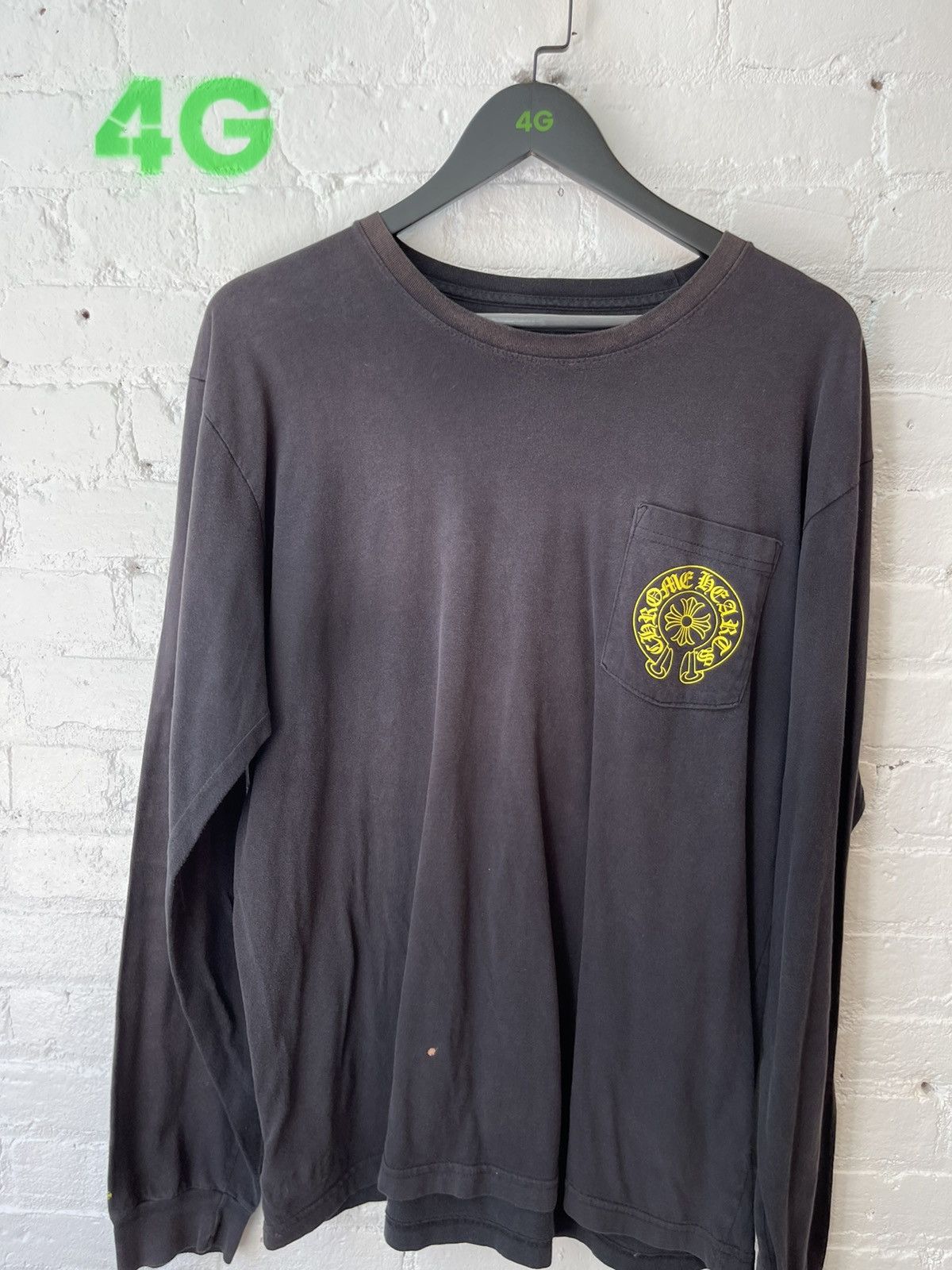 Chrome Hearts Chrome Hearts SUN THRASHED FADED STAFF SHIRT XL Size US XL / EU 56 / 4 - 2 Thumbnail