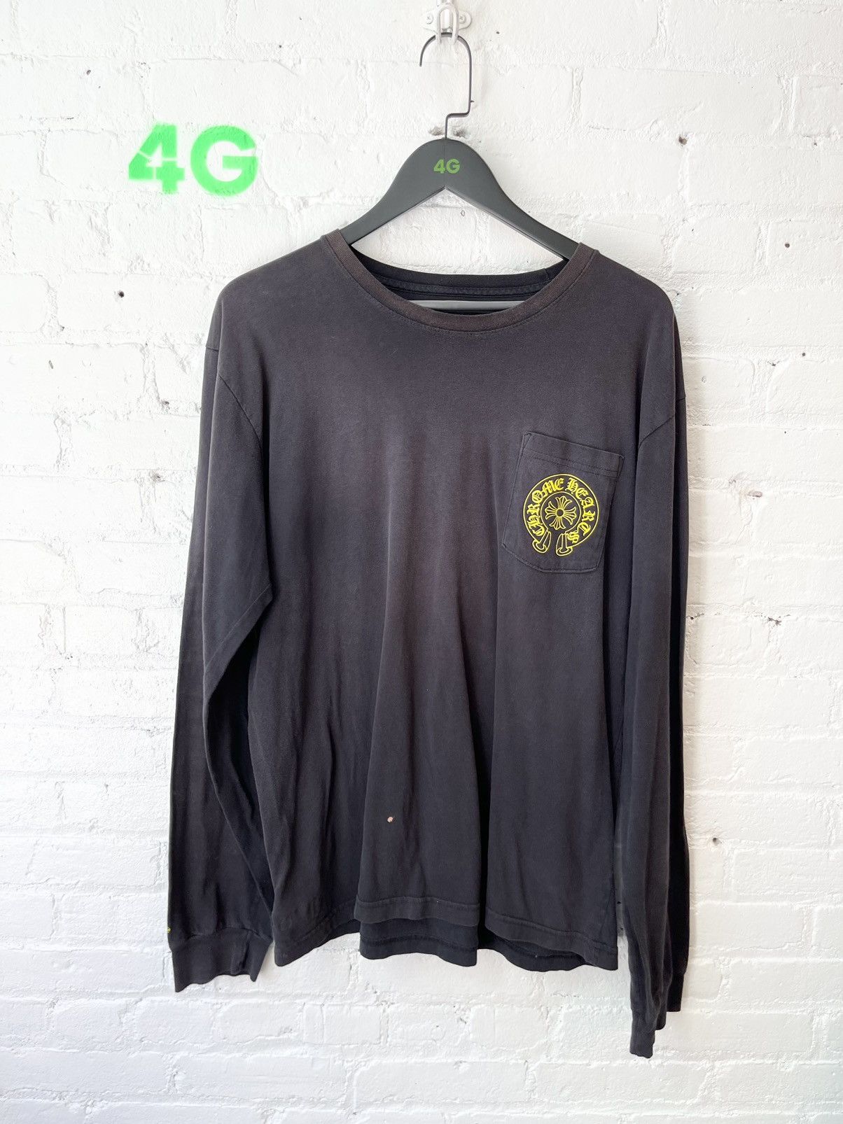 Chrome Hearts Chrome Hearts SUN THRASHED FADED STAFF SHIRT XL Size US XL / EU 56 / 4 - 1 Thumbnail
